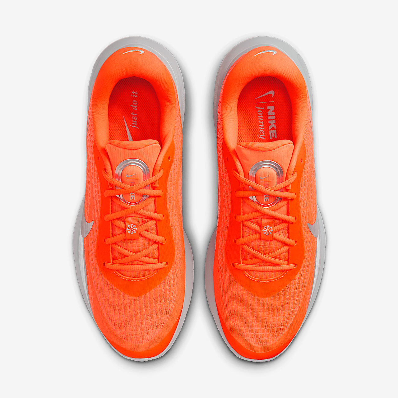 Nike  sneaker Hyper Crimson/Wolf Grey/Safety Orange/Metallic Silver