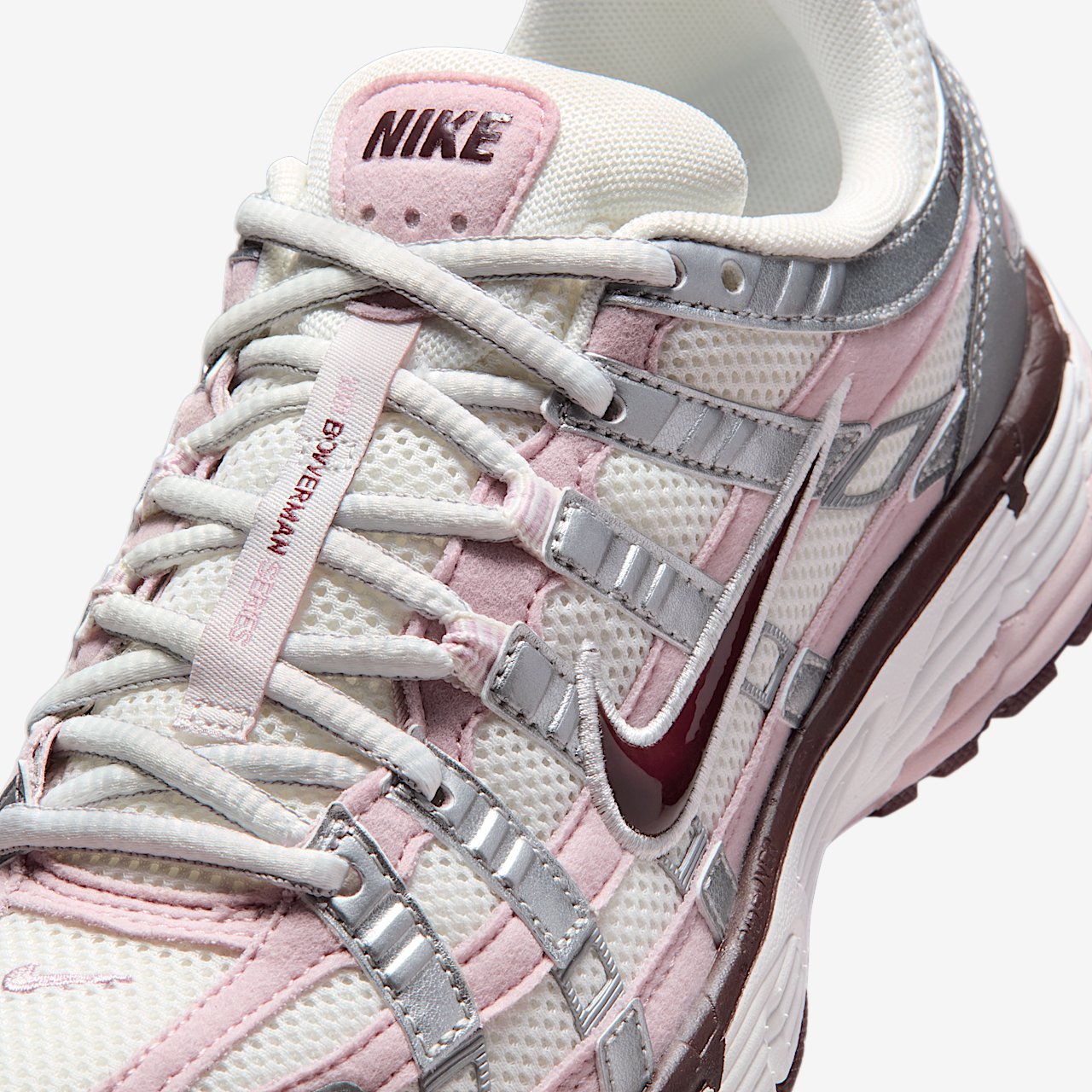 Nike P-6000 sneaker Summit White/Metallic Silver/Burgundy Crush/Plum Chalk