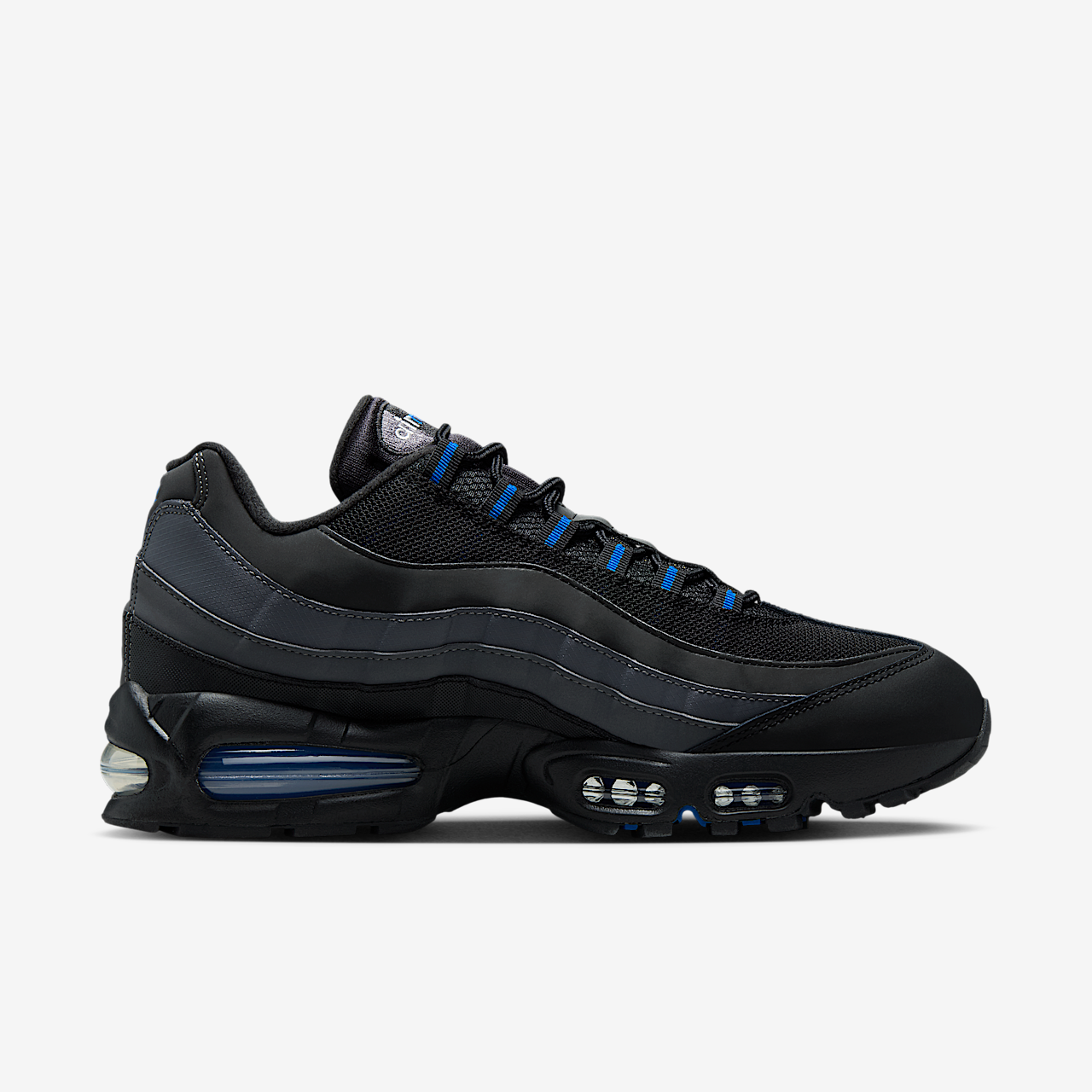 Nike Air Max sneaker Zwart/Zwart/Dark Grey/Game Royal