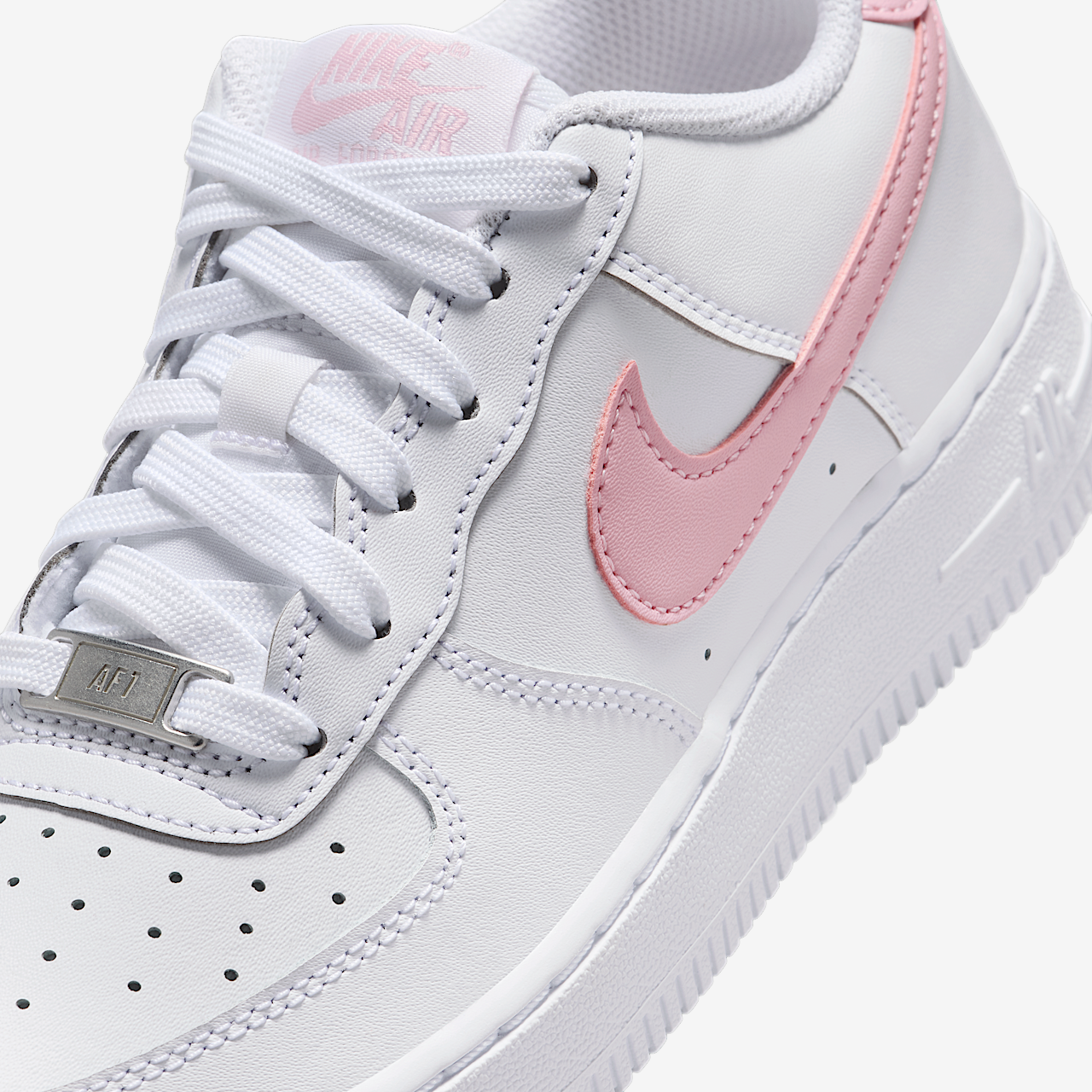 Nike Air Force 1 sneaker Wit/Wit/Medium Soft Pink