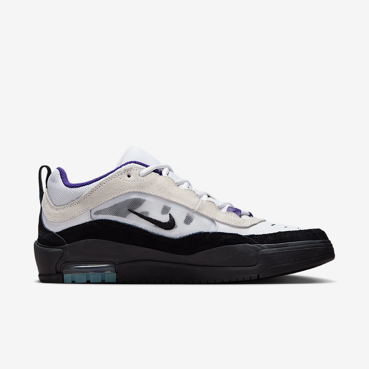 Nike Air Max sneaker Wit/Court Purple/Zwart/Zwart