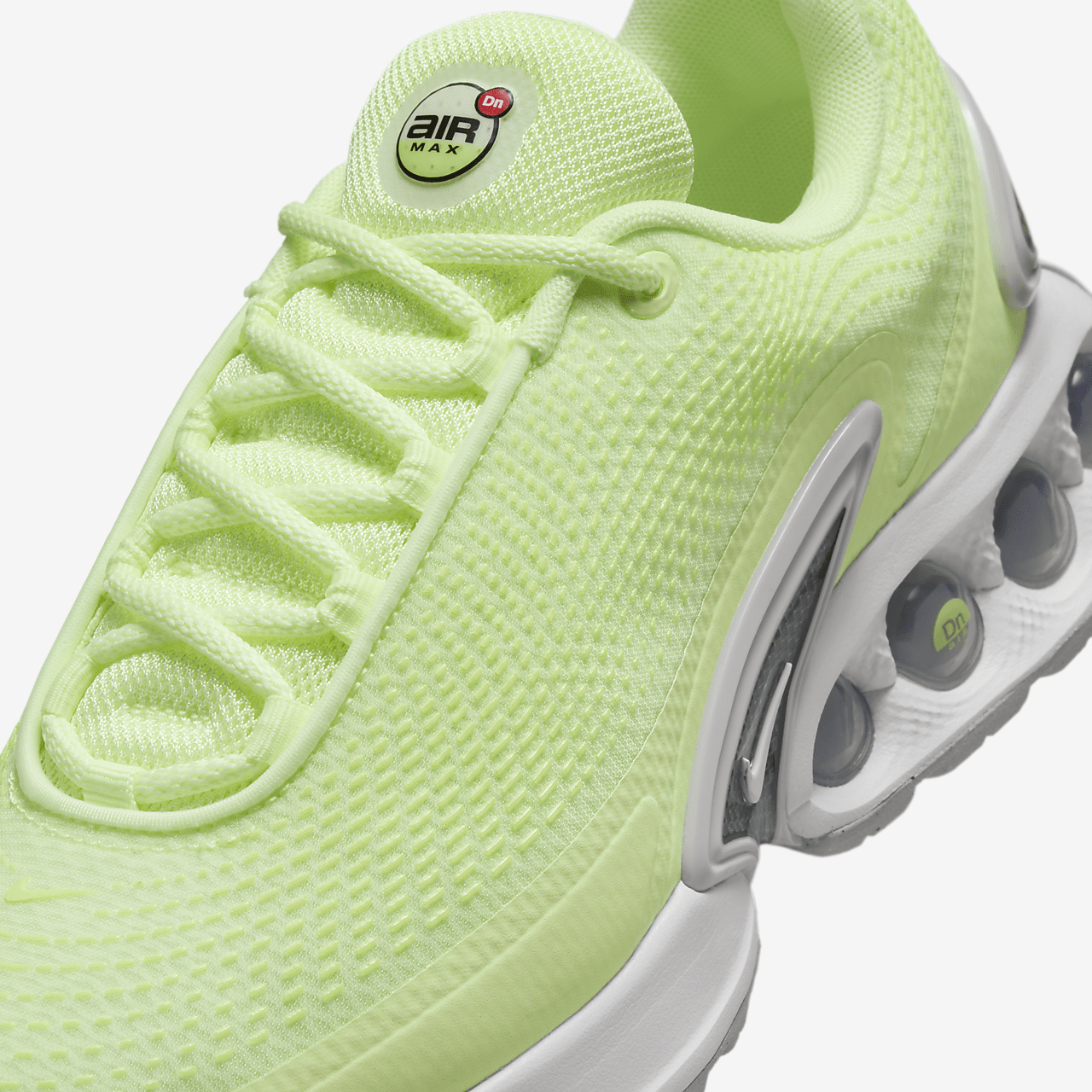 Nike Air Max DN sneaker Barely Volt/Metallic Silver/Wit/Wit