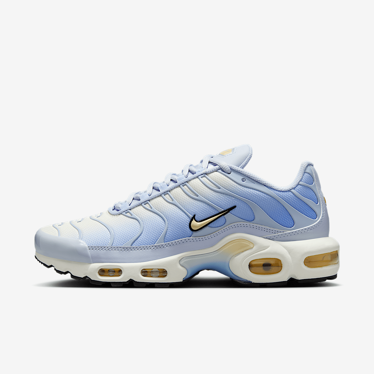 Nike Air Max Plus sneaker Ghost/Aluminum/Zwart/Pale Vanilla