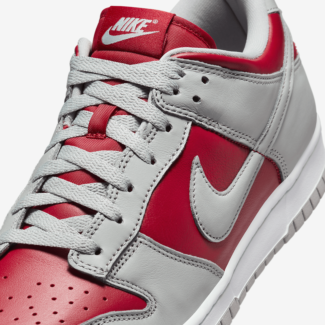 Nike Dunk Low sneaker Varsity Red/Wit/Silver