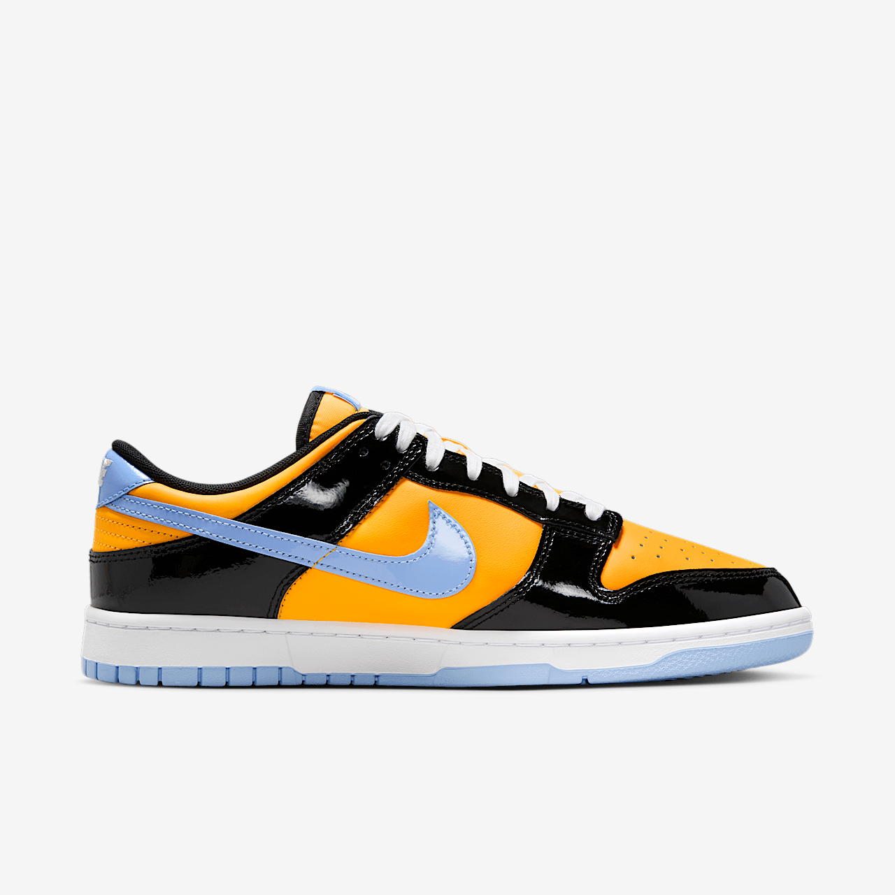 Nike Dunk Low sneaker Zwart/Laser Orange/Wit/Aluminum