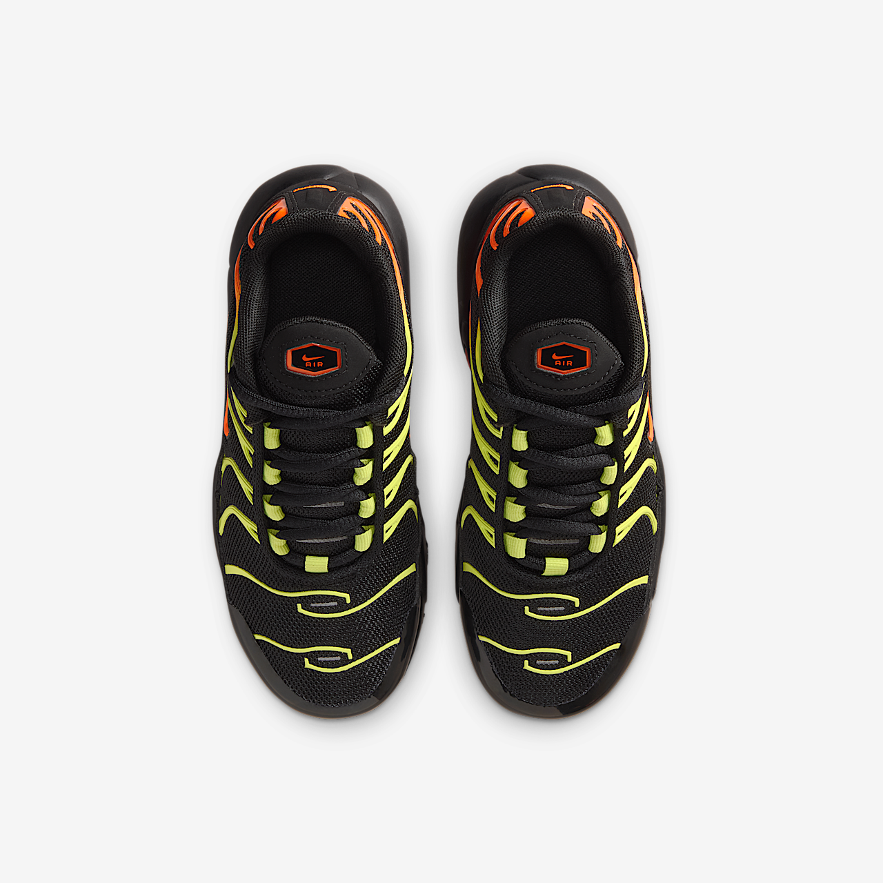 Nike Air Max Plus sneaker Zwart/Limelight/Hyper Crimson