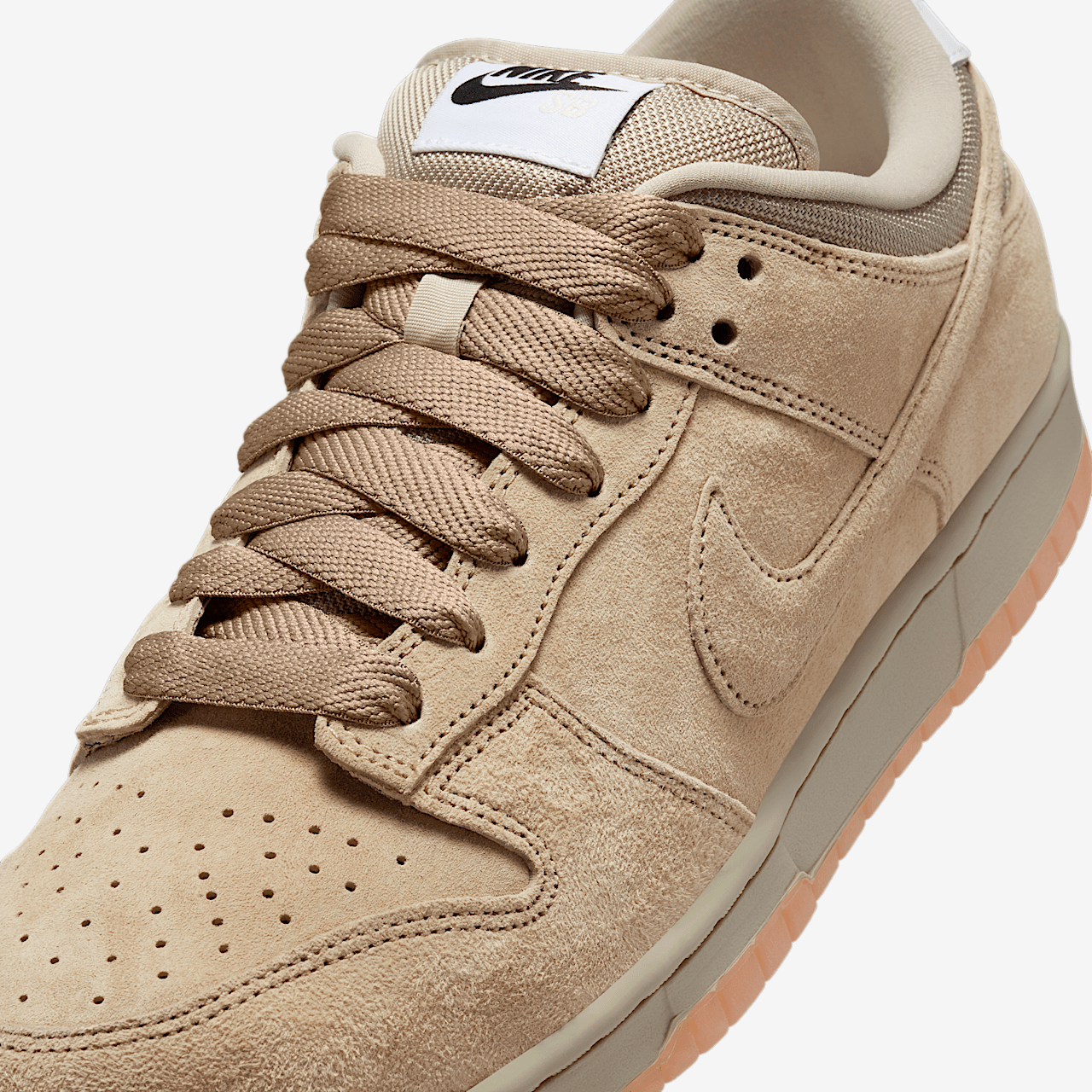 Nike Dunk Low sneaker Parachute Beige/Desert Khaki/Wit/Parachute Beige