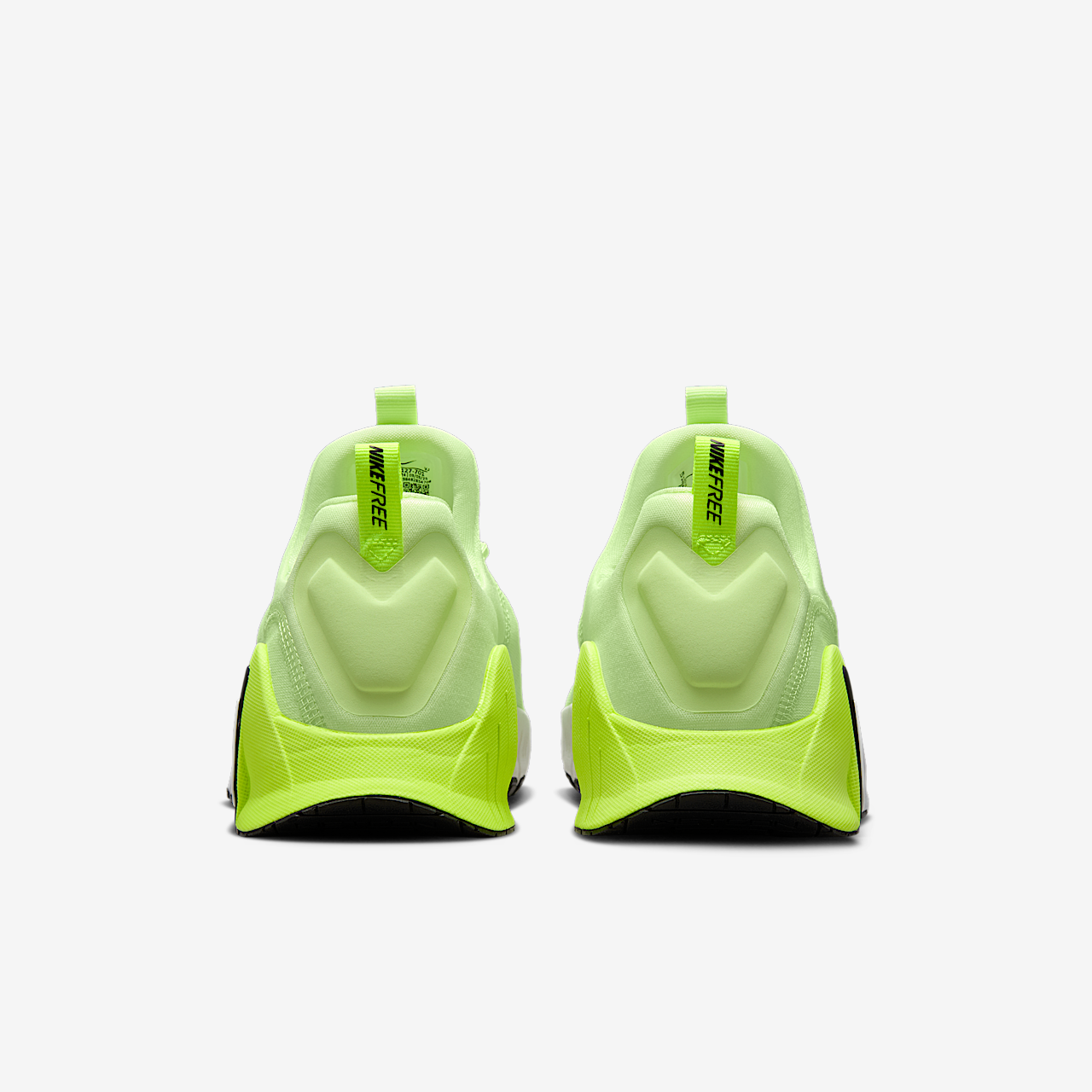 Nike Free sneaker Barely Volt/Volt/Wit/Zwart