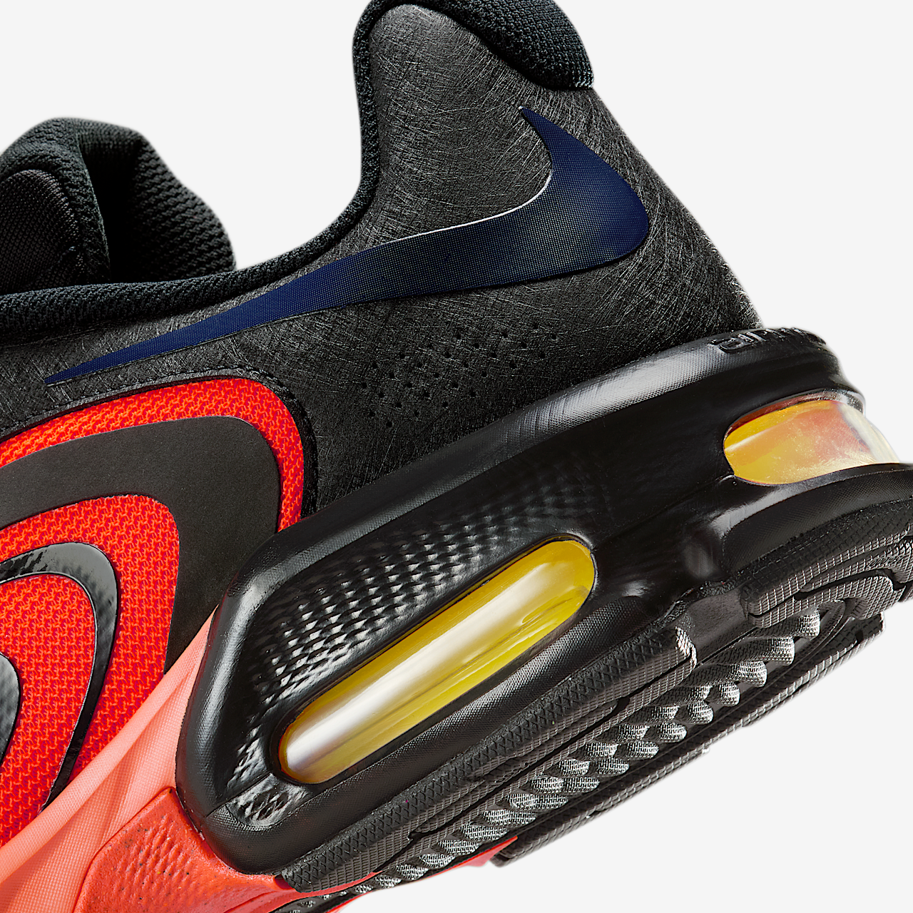 Nike Air Max sneaker Hyper Crimson/Zwart/Blackened Blue/Lemon Venom