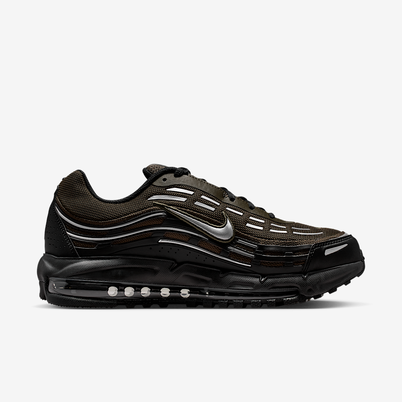 Nike Air Max sneaker Dark Hazel/Zwart/Summit White/Metallic Silver