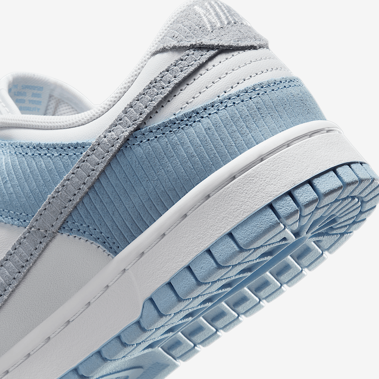 Nike Dunk Low sneaker Light Armory Blue/Wit/Football Grey