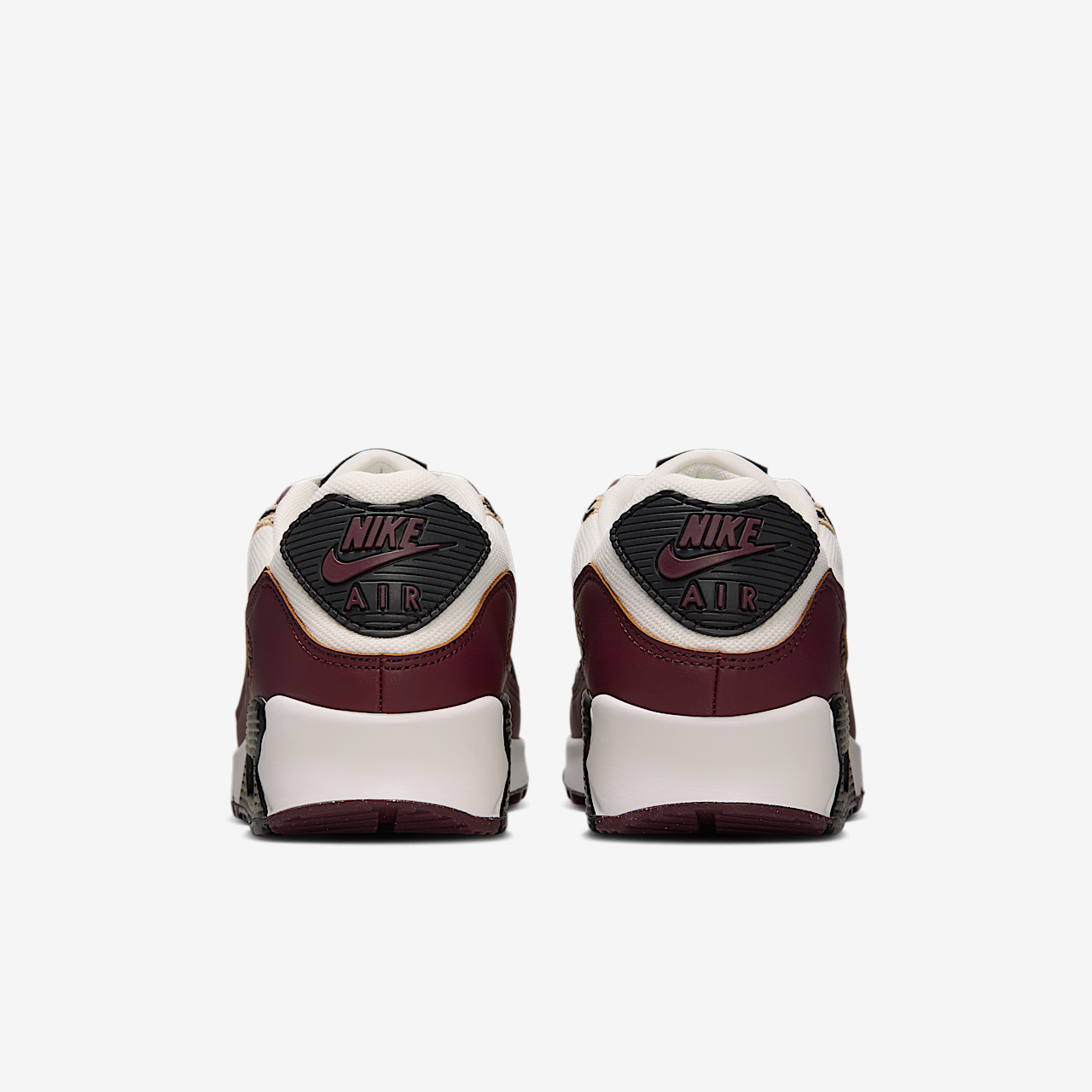 Nike Air Max sneaker Sail/Zwart/Burgundy Crush