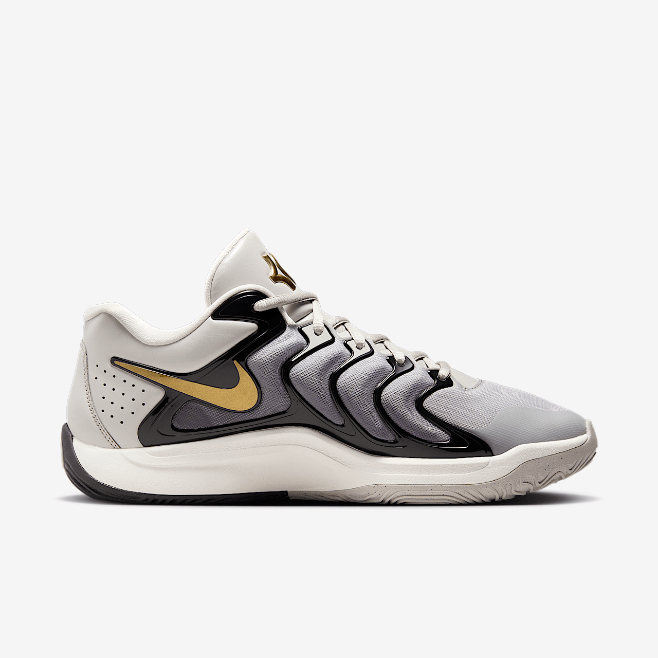 Nike  sneaker Light Iron Ore/Zwart/Sail/Metallic Gold