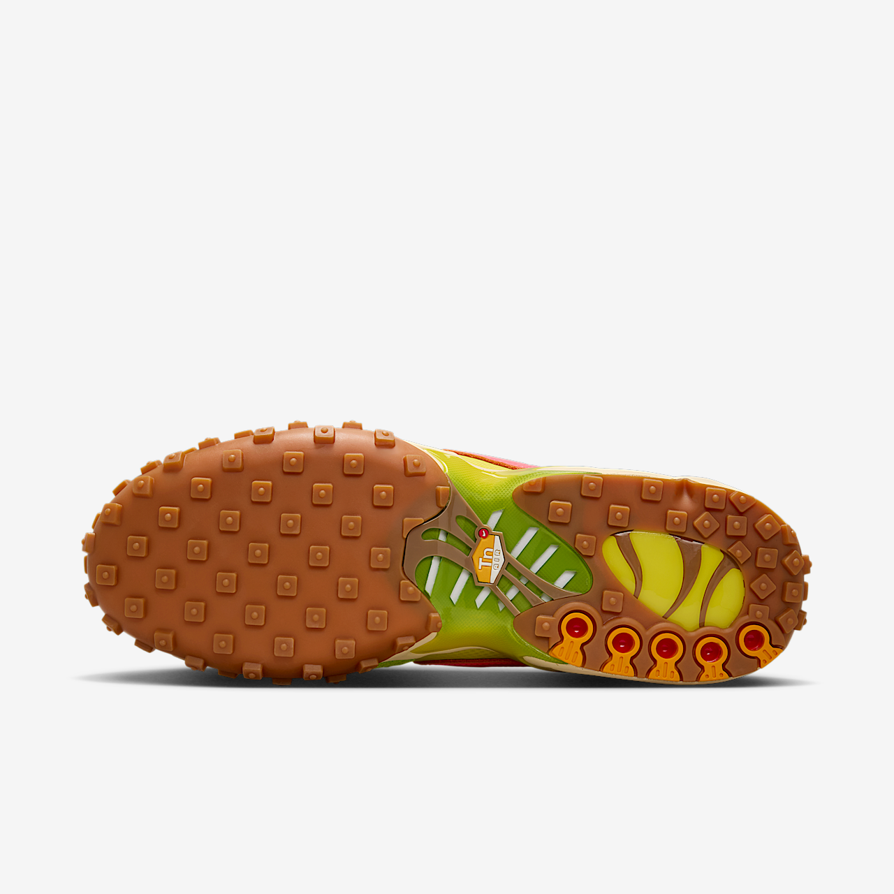 Nike Air Max sneaker Electrolime/Gum Medium Brown/Sprinter Green/Flash Crimson