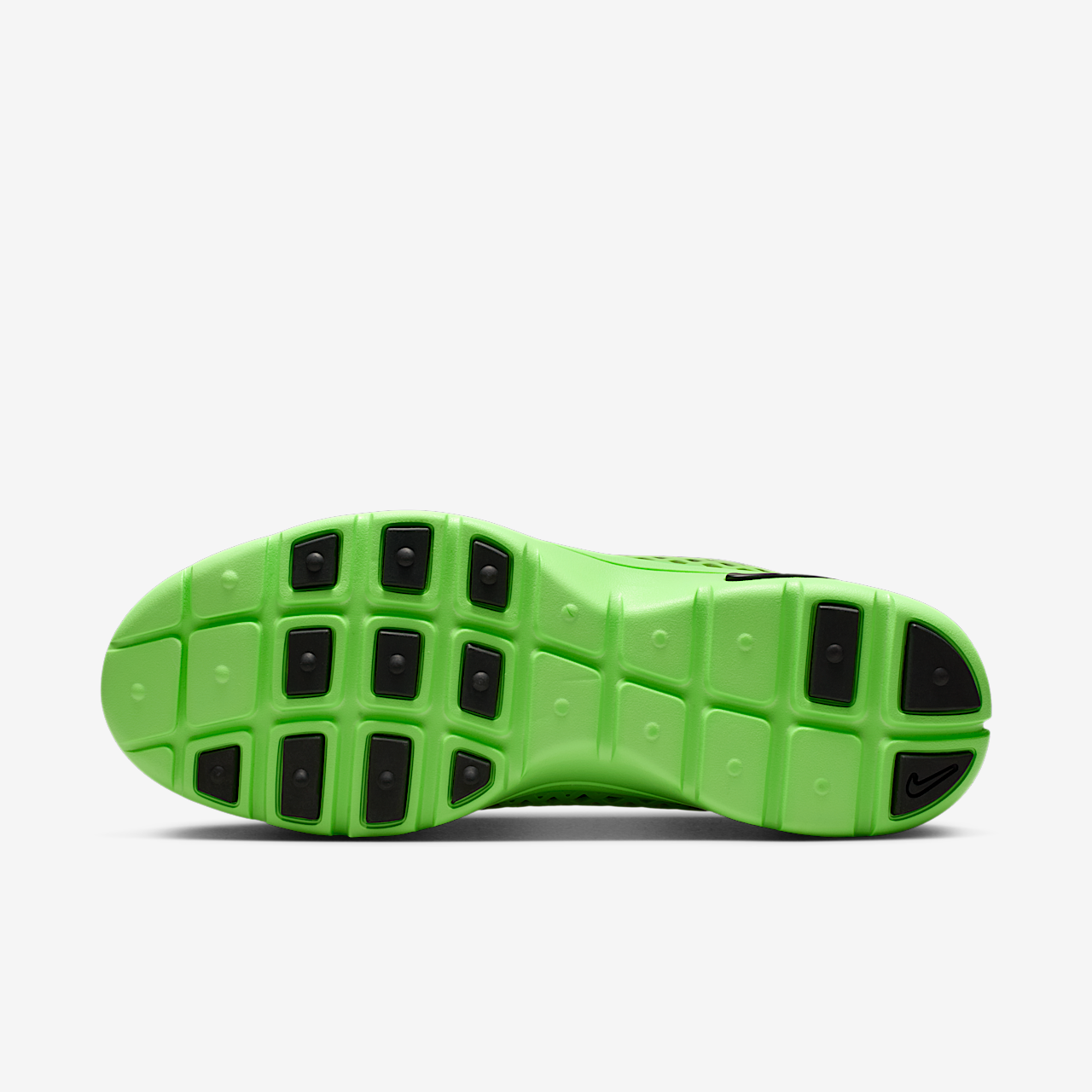 Nike  sneaker Metallic Silver/Voltage Green/Zwart