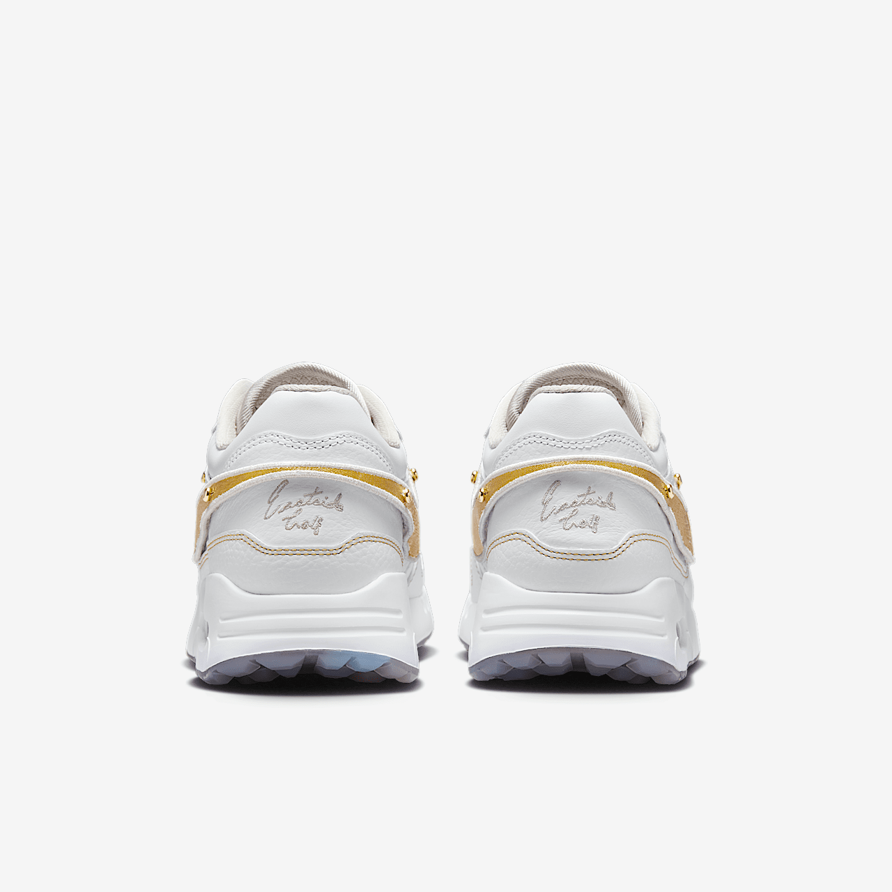 Nike Air Max 1 sneaker Wit/Pale Grey/Light Bone/Metallic Gold