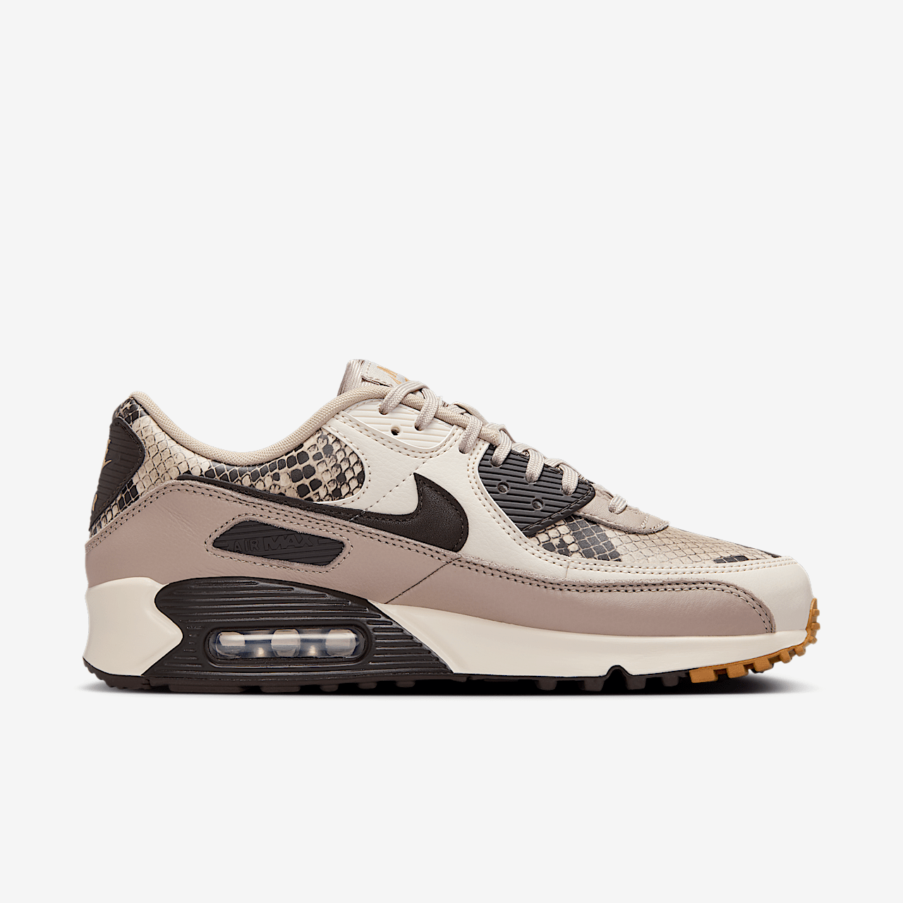 Nike Air max 90 sneaker Malt/Meerkleurig/Light Orewood Brown/Velvet Brown