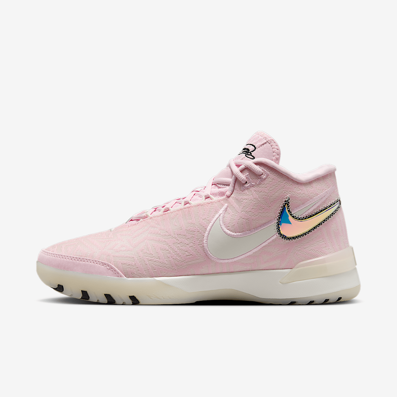 Nike LeBron sneaker Pink Foam/Zwart/Pink Wash/Sail