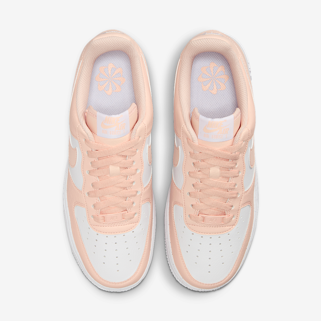 Nike Air Force 1 sneaker Wit/Wit/Washed Coral