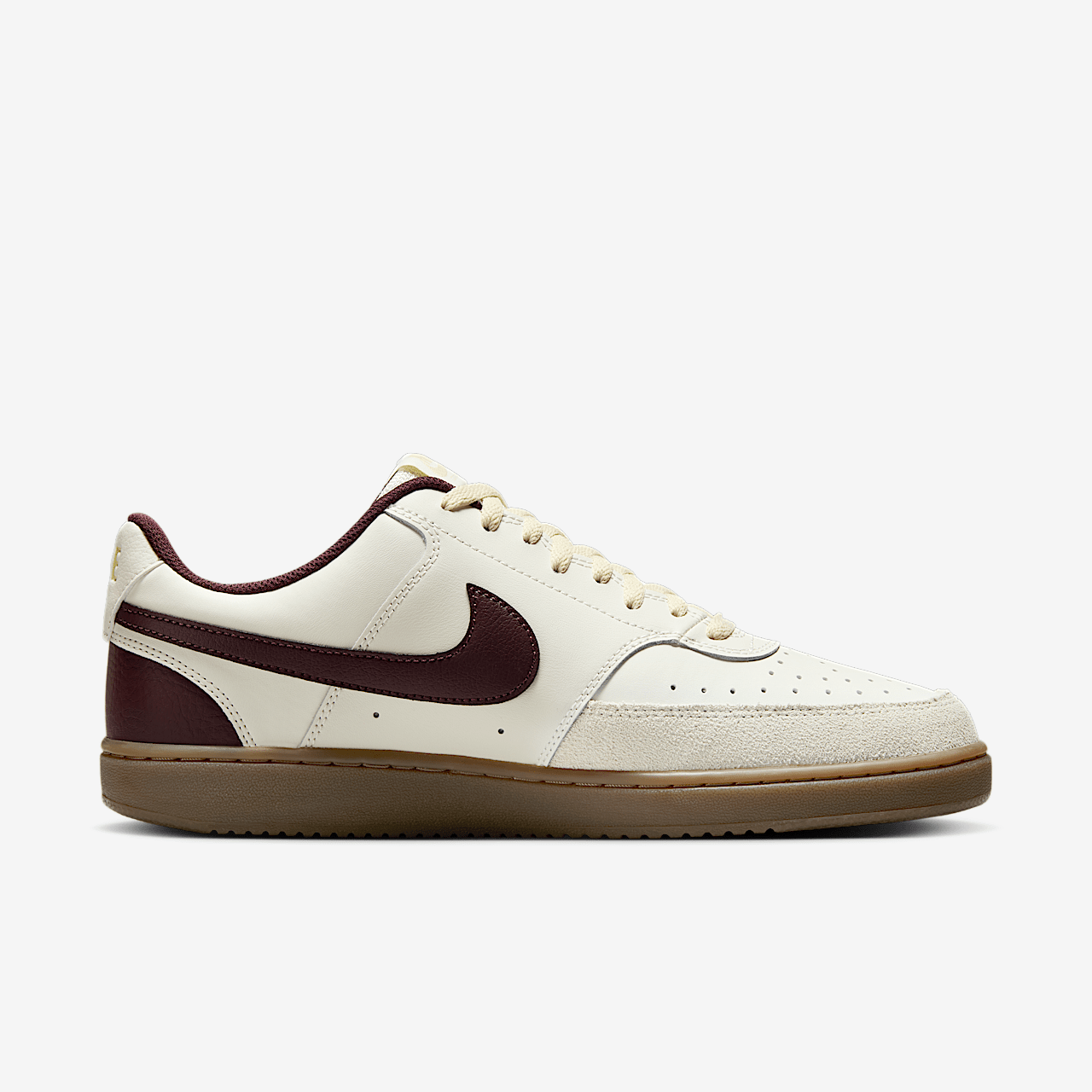 Nike  sneaker Sail/Light Khaki/Gum Dark Brown/Burgundy Crush