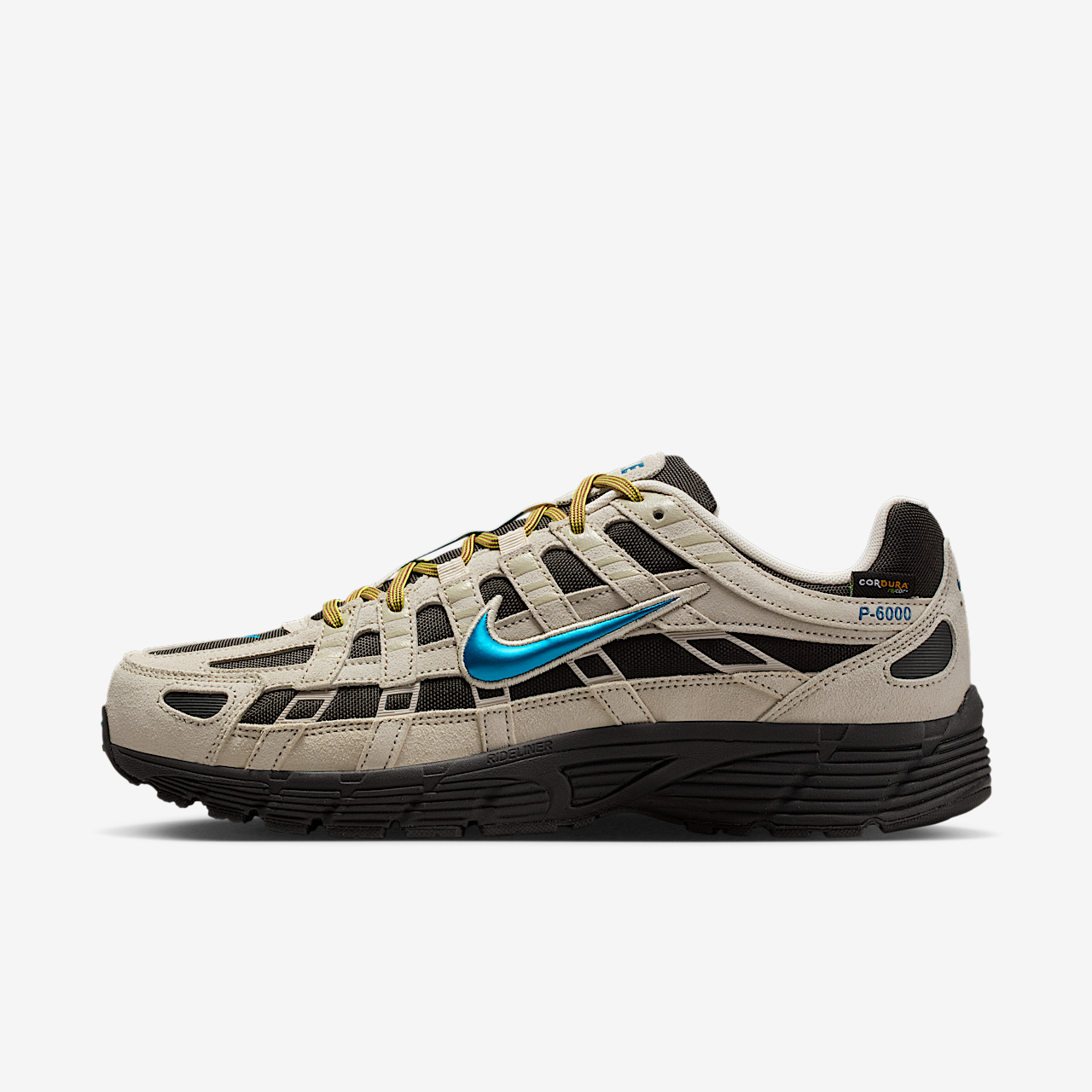 Nike P-6000 sneaker Light Orewood Brown/Lightning/Phantom/Green Abyss
