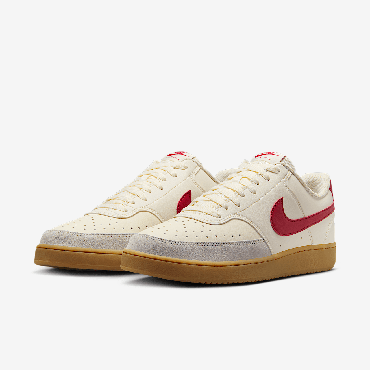 Nike  sneaker Soft Pearl/Gum Light Brown/Gym Red