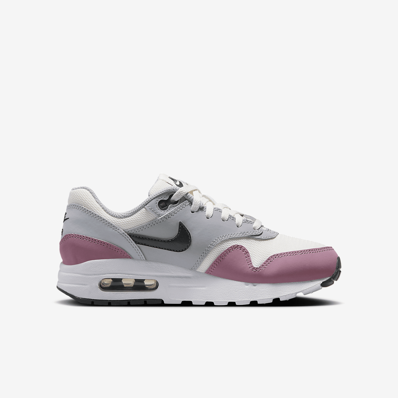 Nike Air Max 1 sneaker Summit White/Wolf Grey/Wit/Dark Smoke Grey