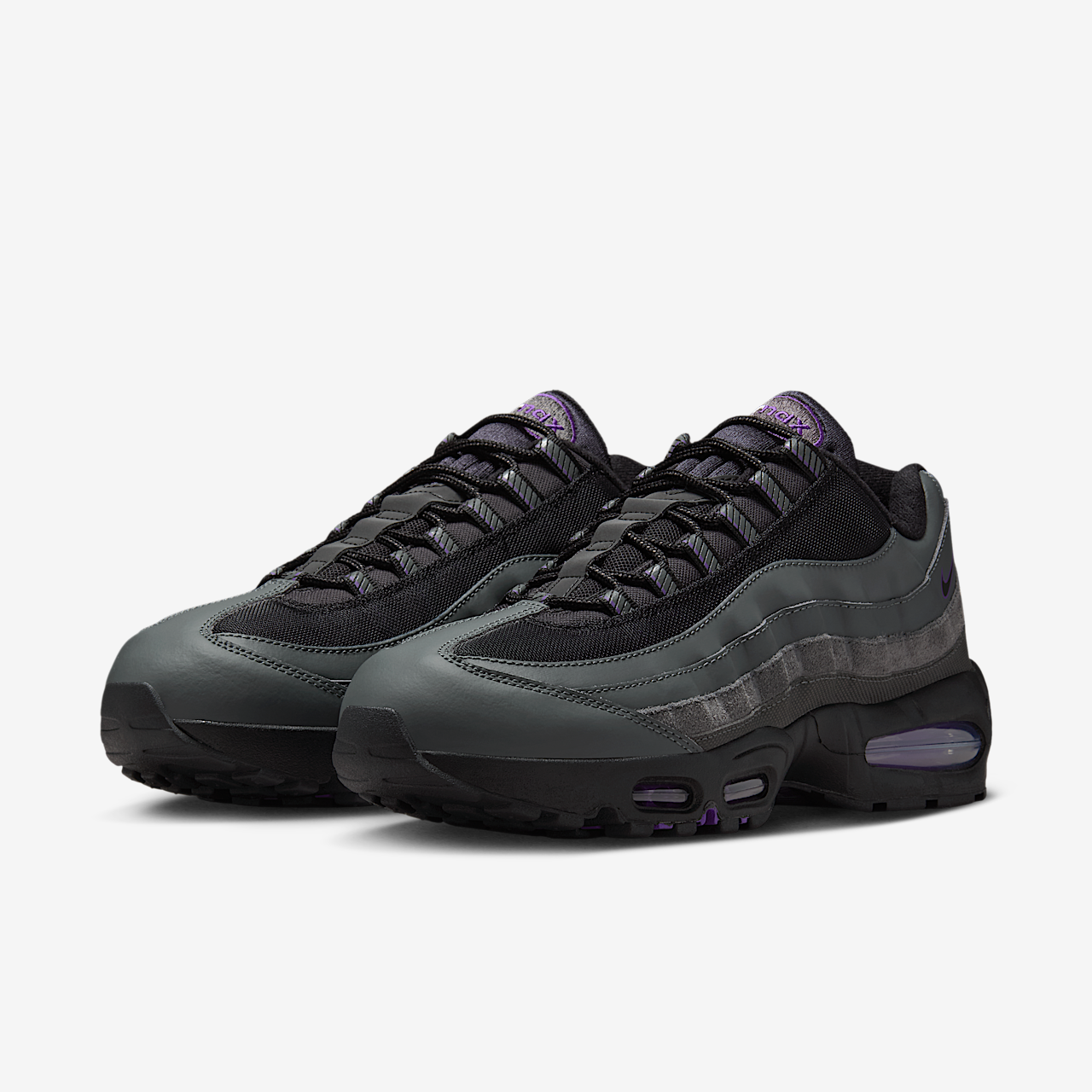 Nike Air Max sneaker Iron Grey/Wild Grape/Wit/Zwart