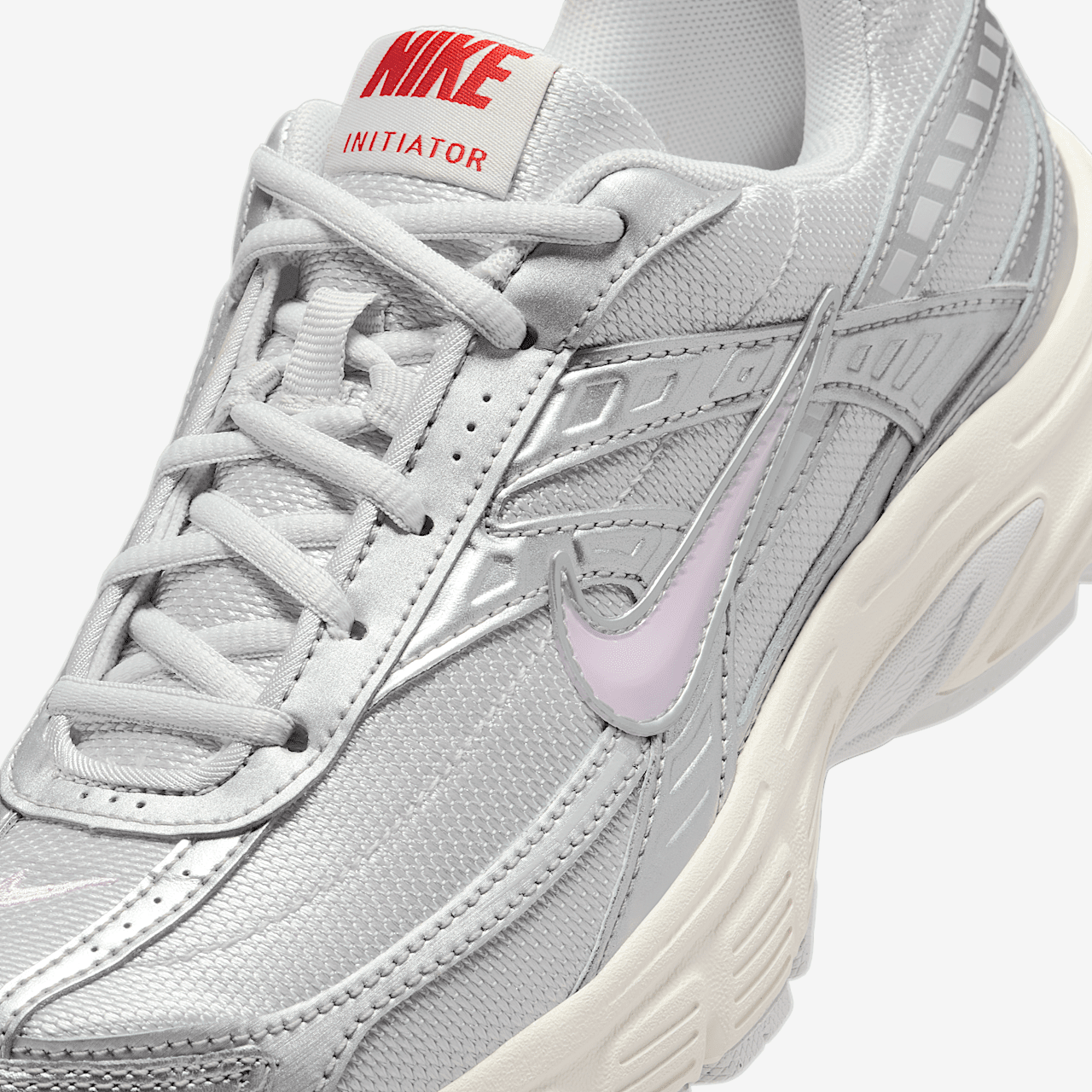 Nike  sneaker Vast Grey/Metallic Silver/Pale Ivory/Pink Foam