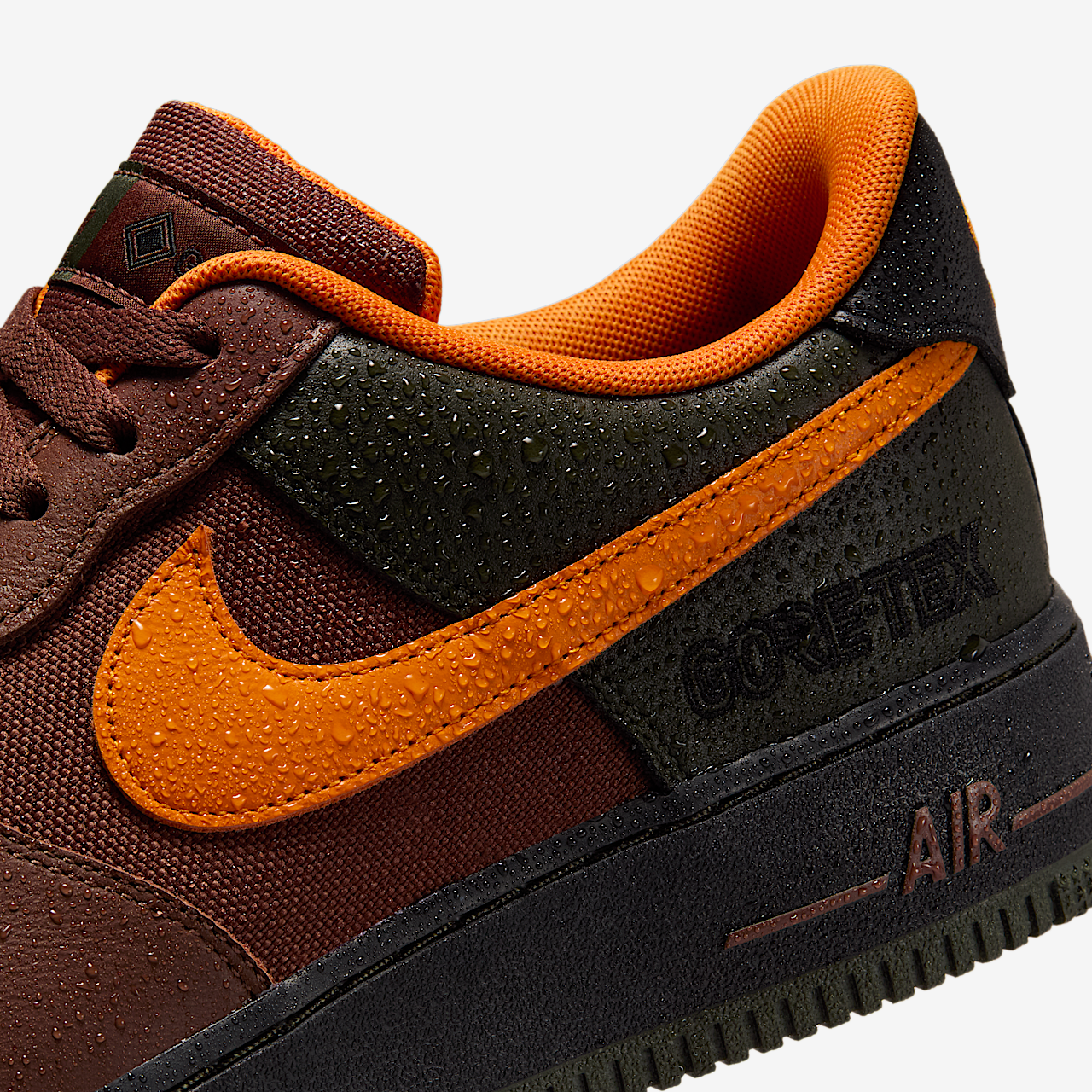 Nike Air Force 1 sneaker Fauna Brown/Sequoia/Zwart/Bright Ceramic