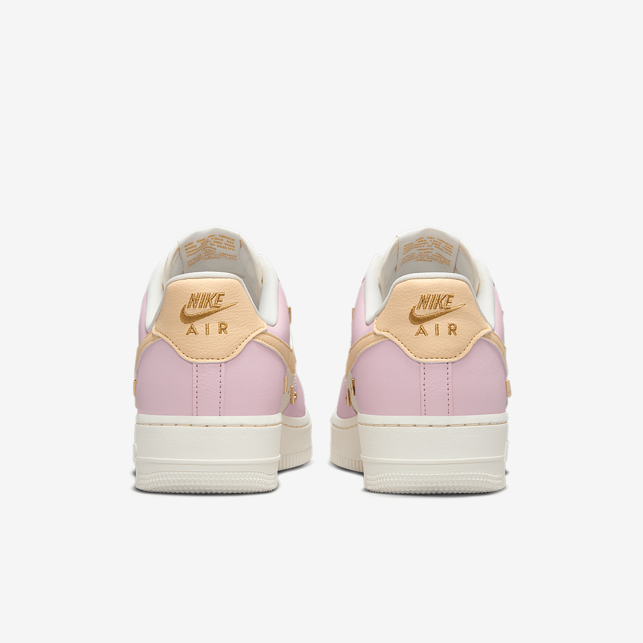 Nike Air Force 1 sneaker Pink Foam/Sail/Metallic Gold/Pale Vanilla