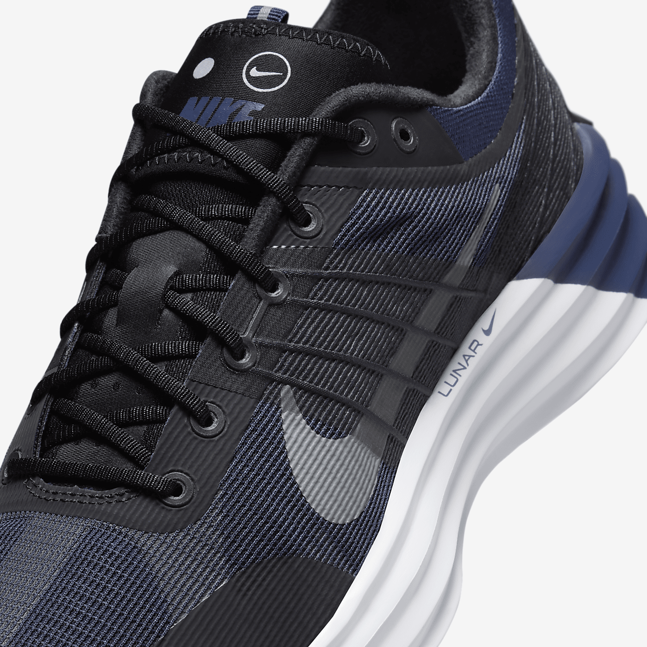 Nike  sneaker Zwart/Midnight Navy/Wit/Reflect Silver