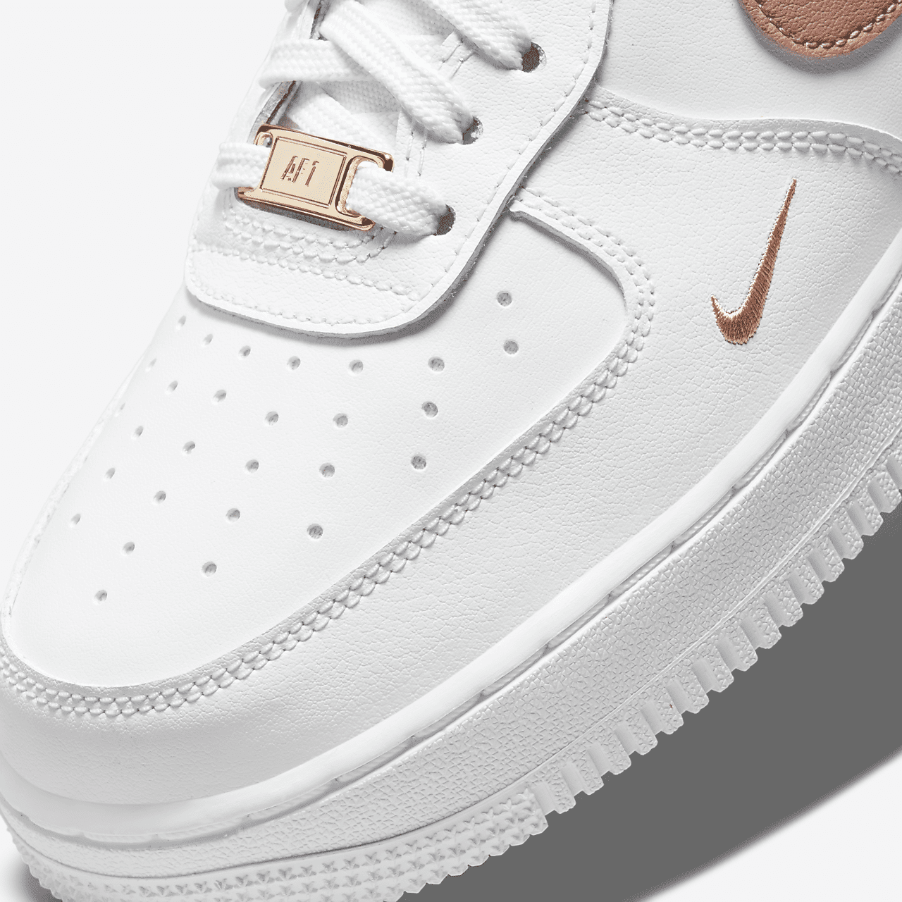 Nike Air Force 1 sneaker Wit/Wit/Rust Pink/Rust Pink