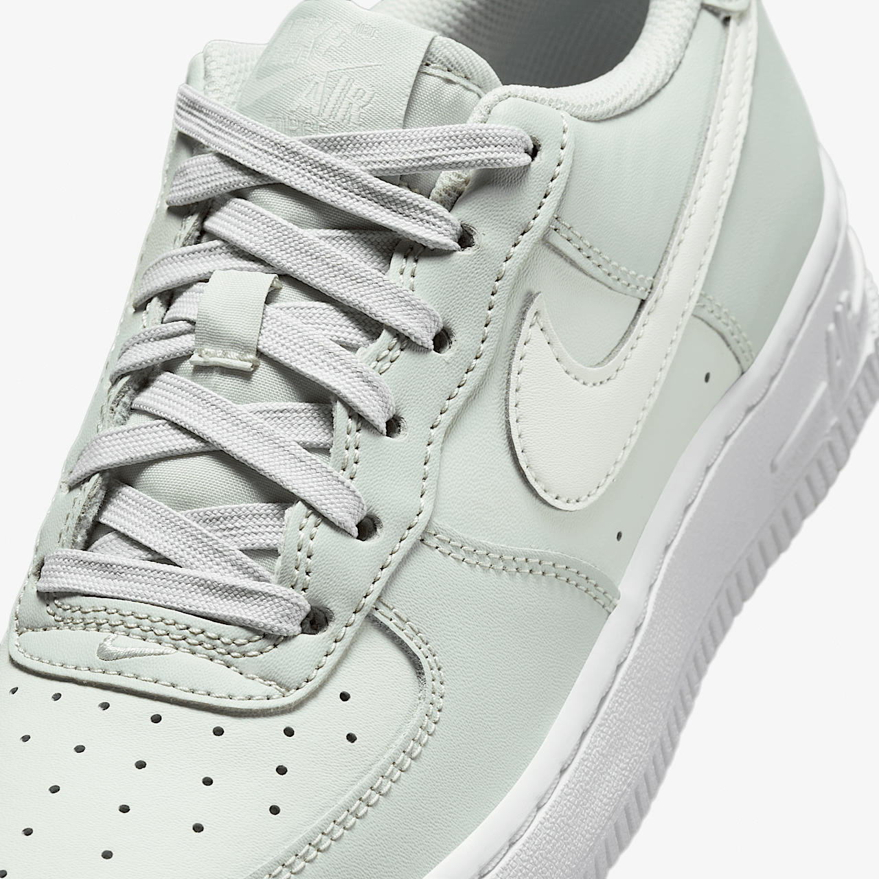 Nike Air Force 1 sneaker Light Silver/Spruce Aura/Wit/Sail