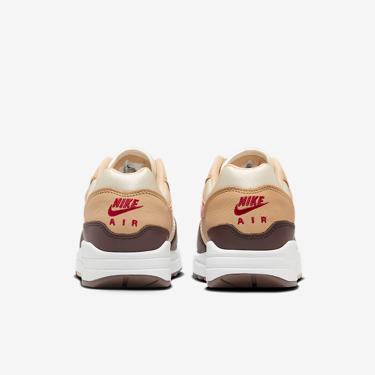 Nike Air Max 1 sneaker Sesame/Coconut Milk/Baroque Brown/Medium Soft Pink