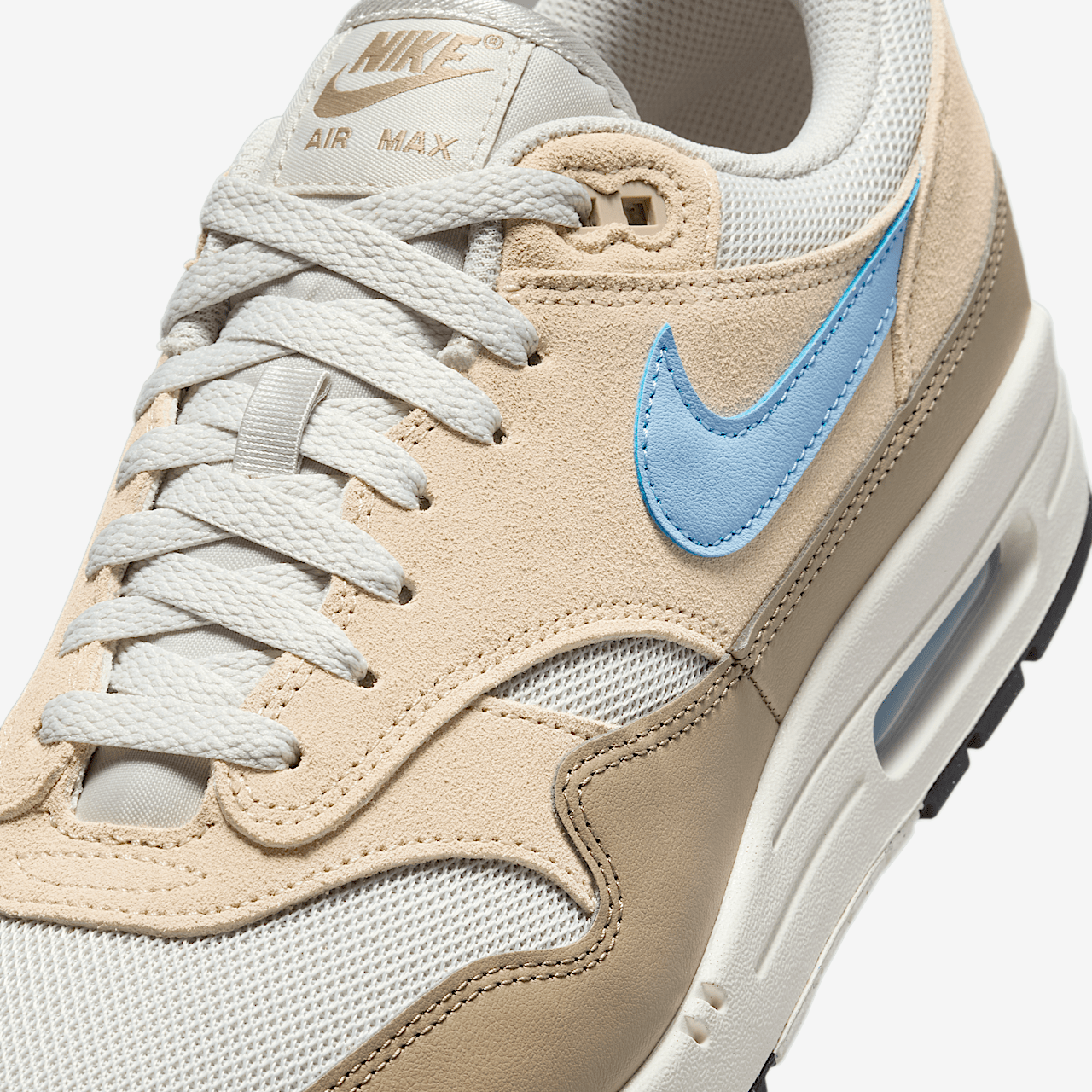 Nike Air Max 1 sneaker Light Bone/Sanddrift/Khaki/Psychic Blue