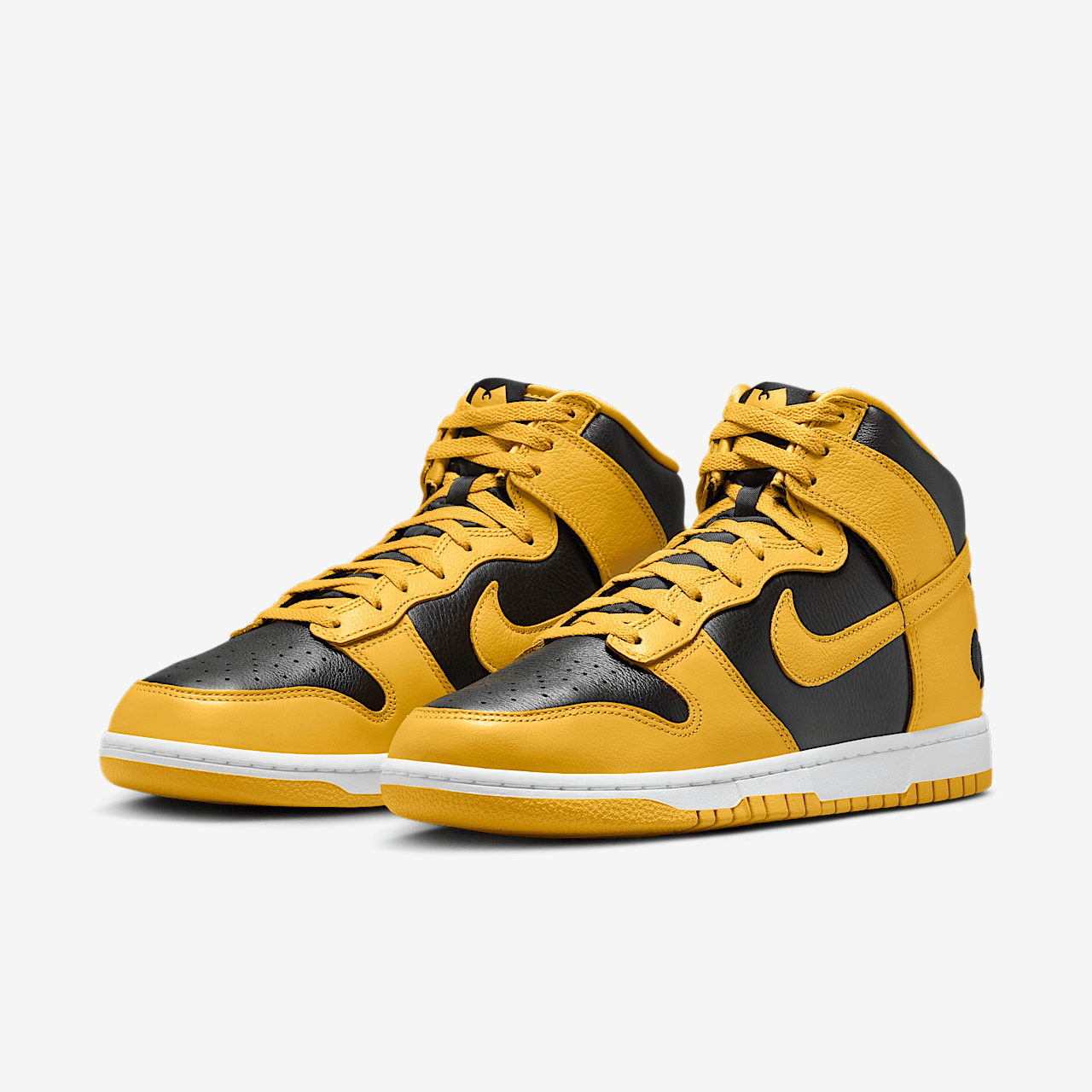 Nike Dunk High sneaker Zwart/Wit/Pollen