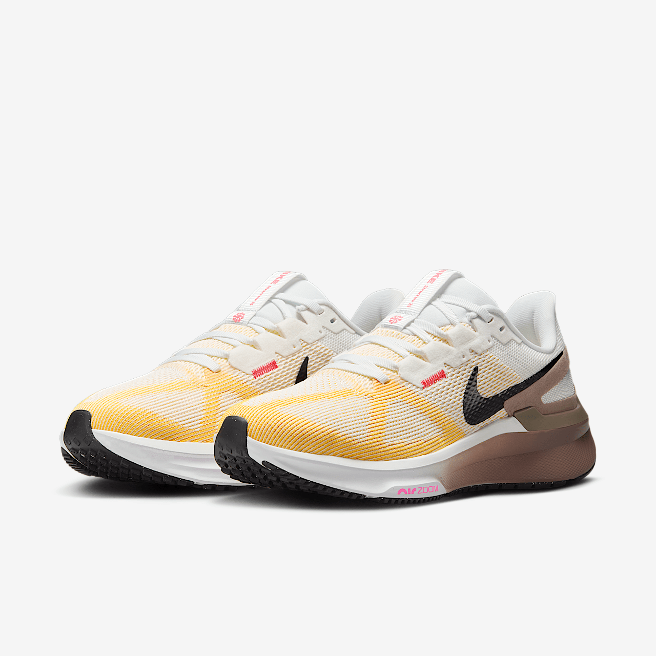 Nike  sneaker Summit White/Mink Brown/Varsity Maize/Zwart