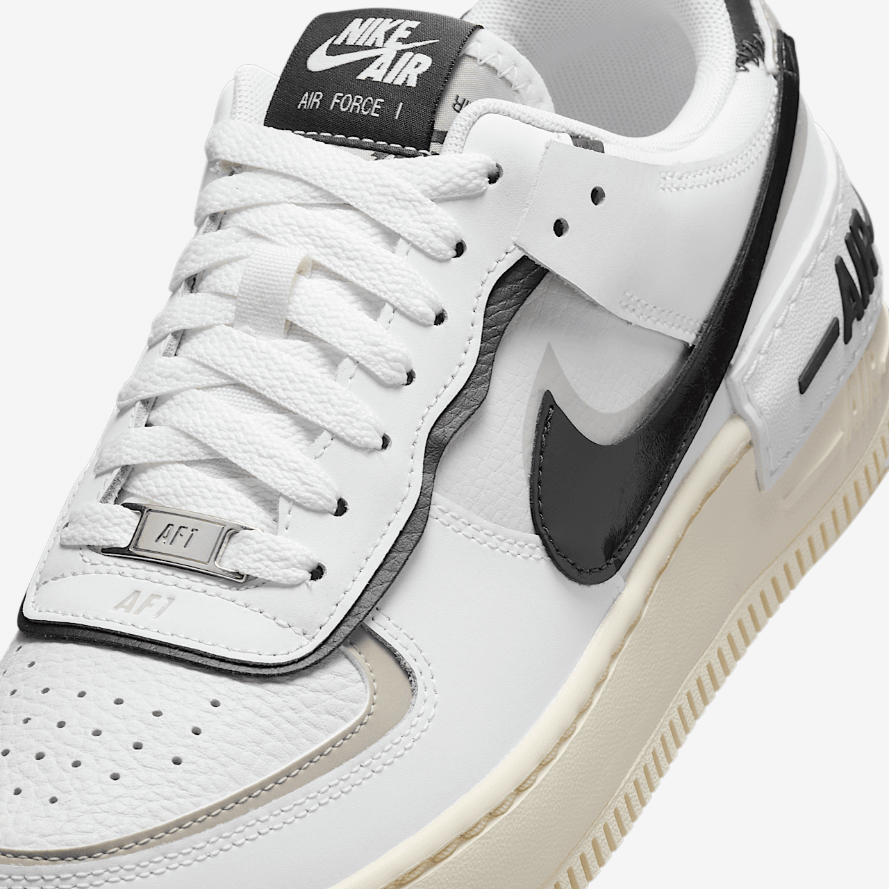 Nike Air Force 1 sneaker Wit/College Grey/Platinum Tint/Off Noir