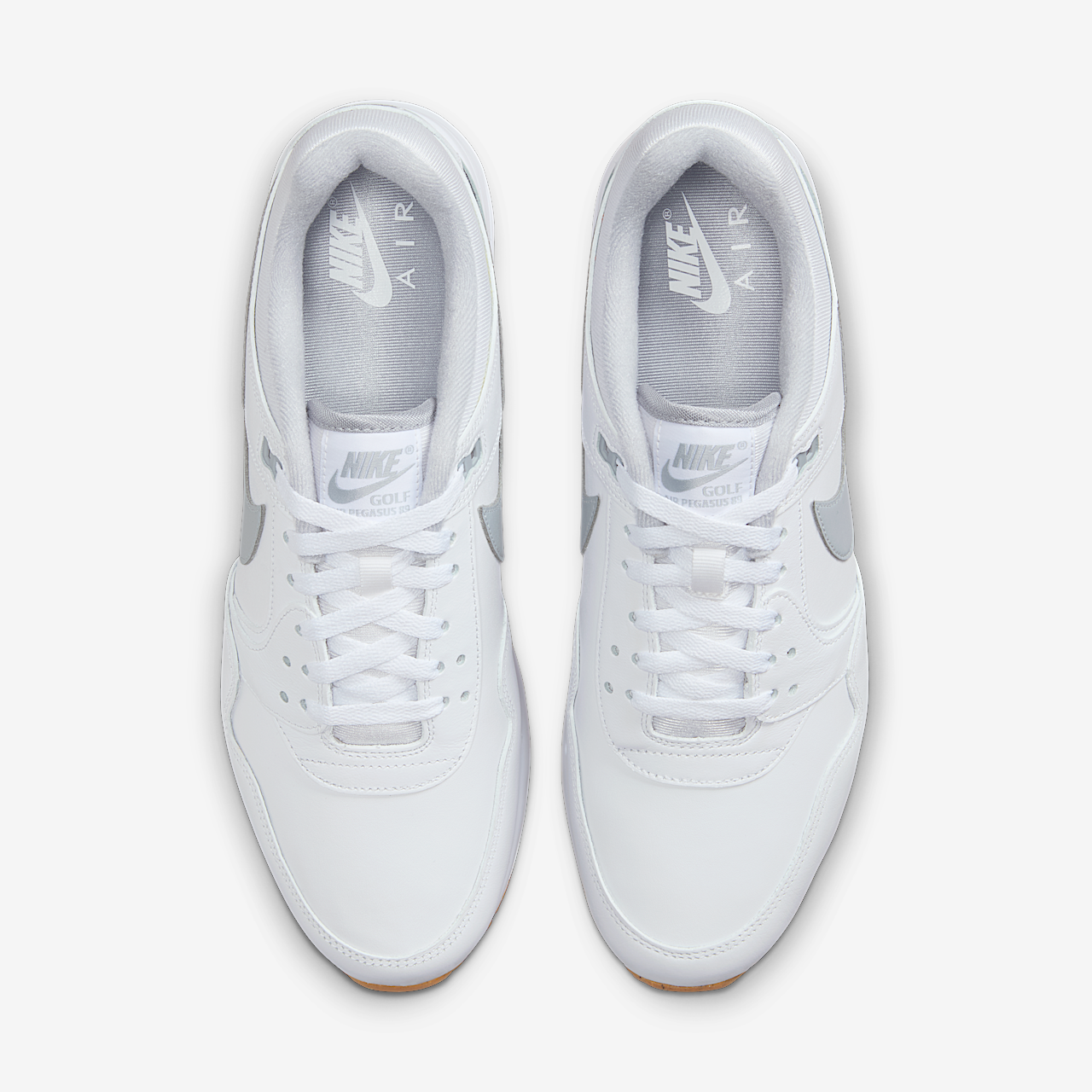 Nike Pegasus sneaker Wit/Gum Medium Brown/Pure Platinum