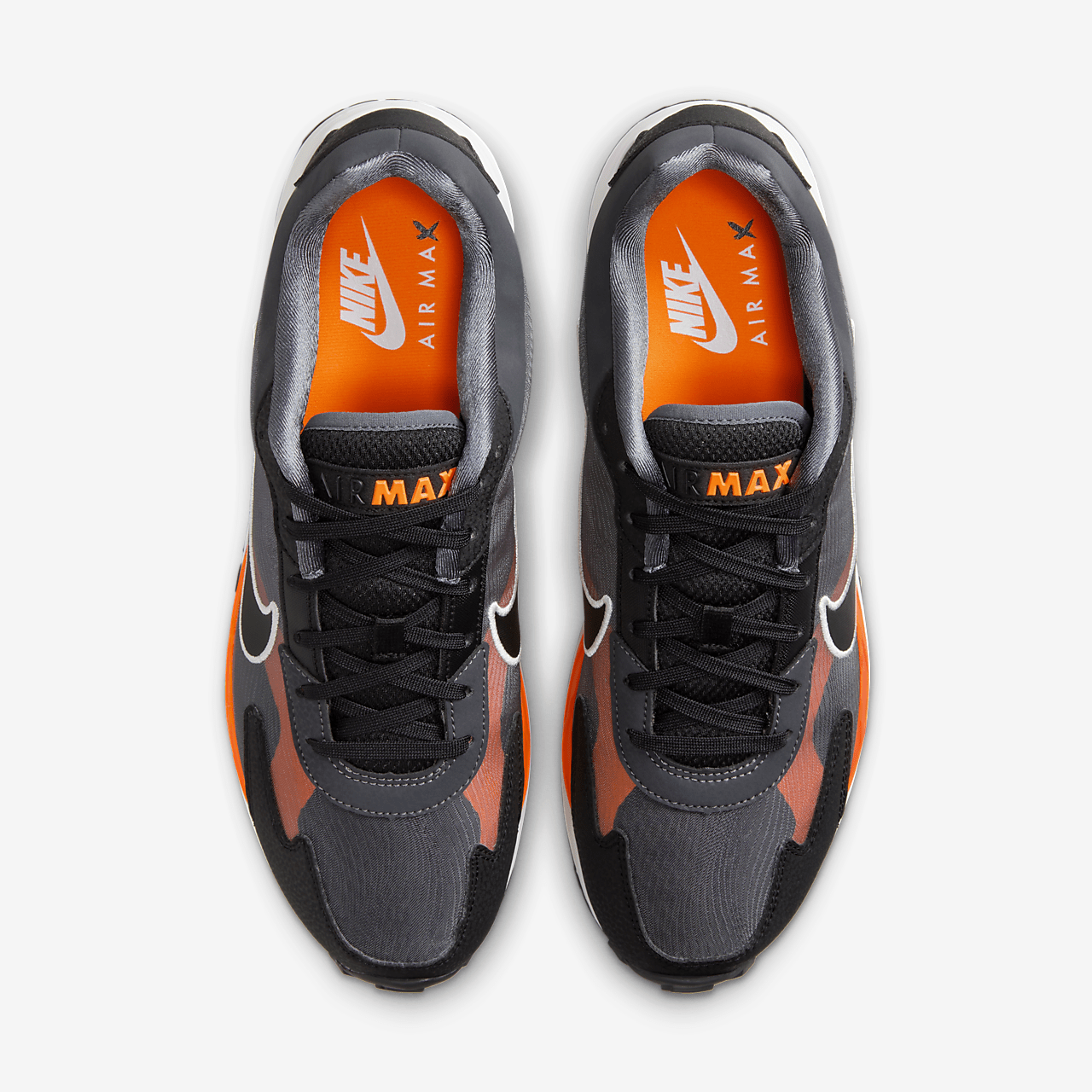Nike Air Max sneaker Anthracite/Total Orange/Summit White/Zwart
