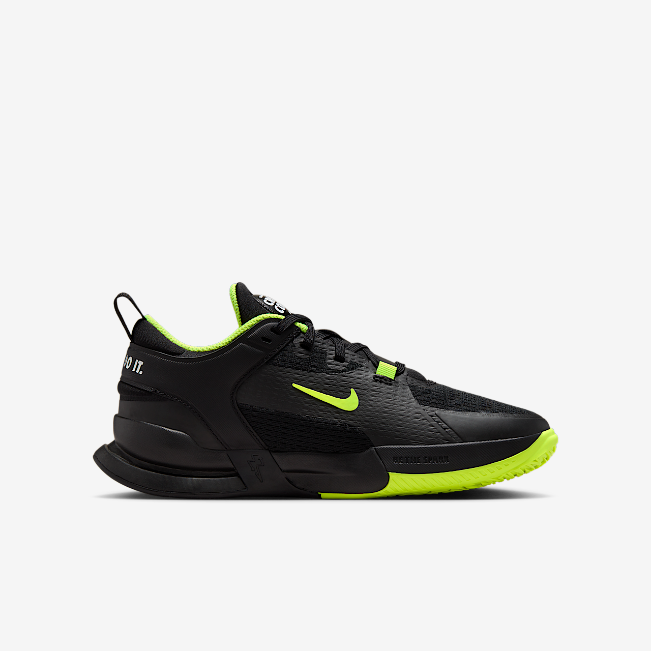 Nike  sneaker Zwart/Wit/Volt
