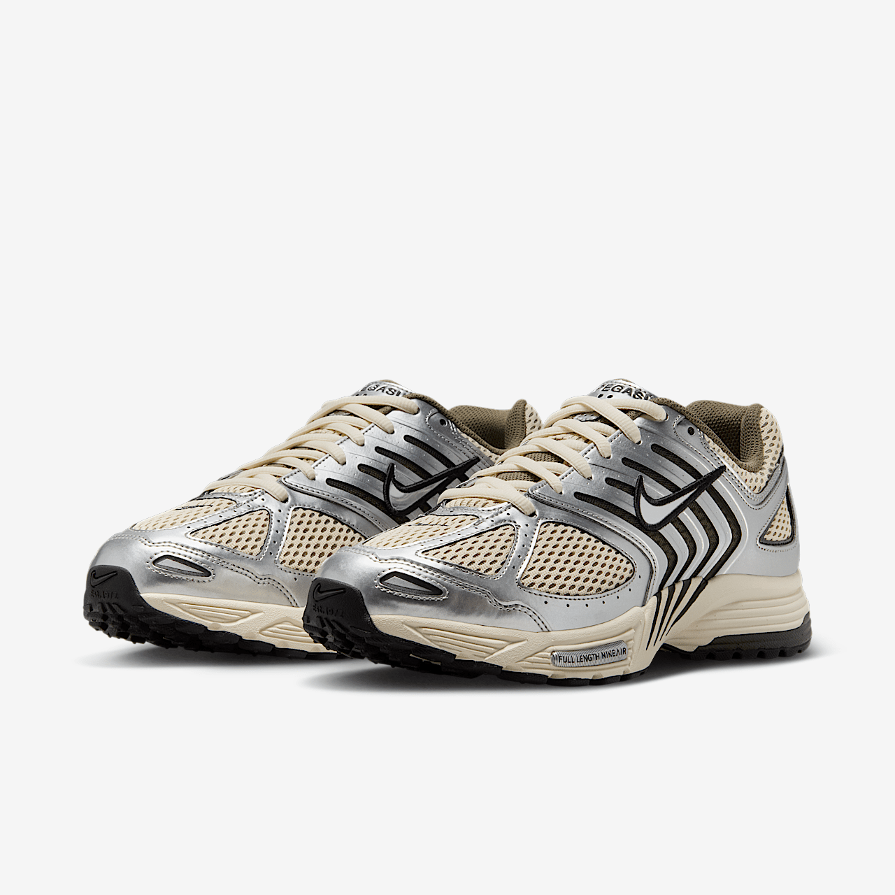 Nike 574 sneaker Light Khaki/Medium Olive/Photon Dust/Metallic Silver