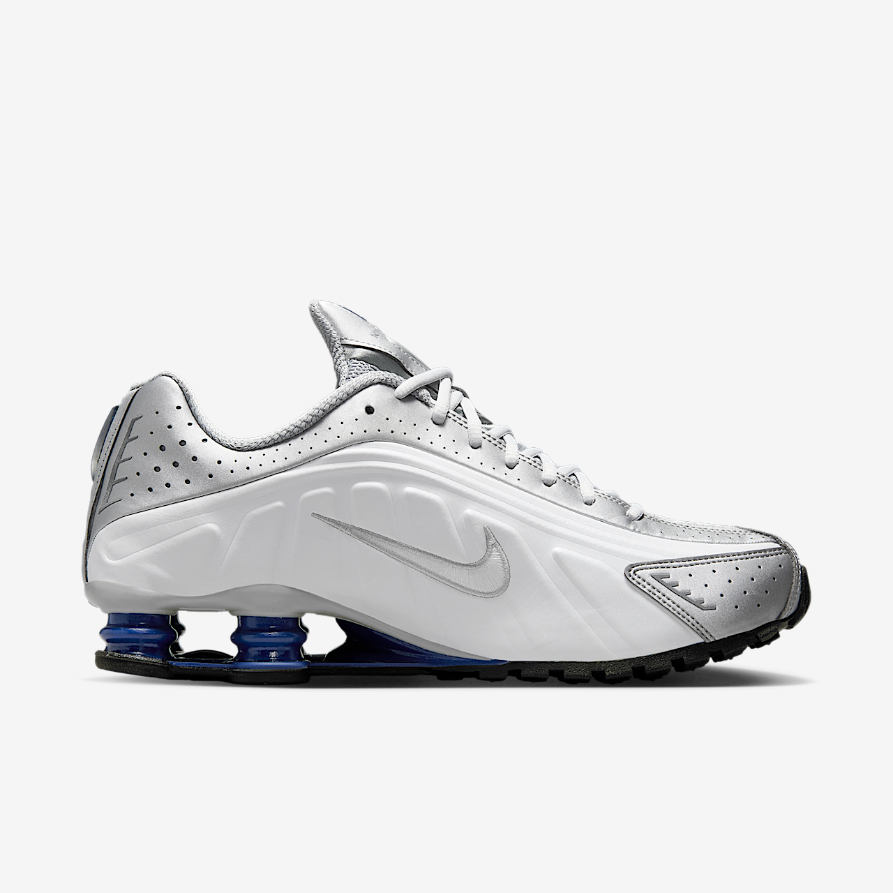 Nike Nike Shox sneaker Wit/Metallic Silver/Deep Royal Blue/Wit