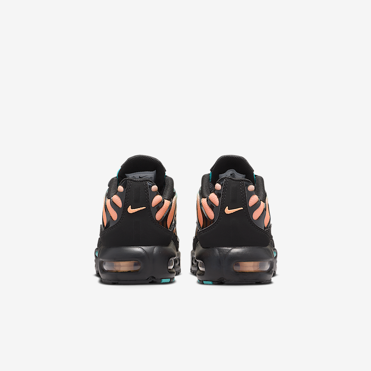 Nike Air Max Plus sneaker Zwart/Aurora Green/Orange Pulse/Zwart