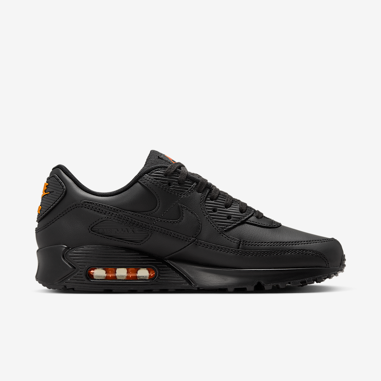 Nike Air Max sneaker Zwart/Safety Orange/Zwart
