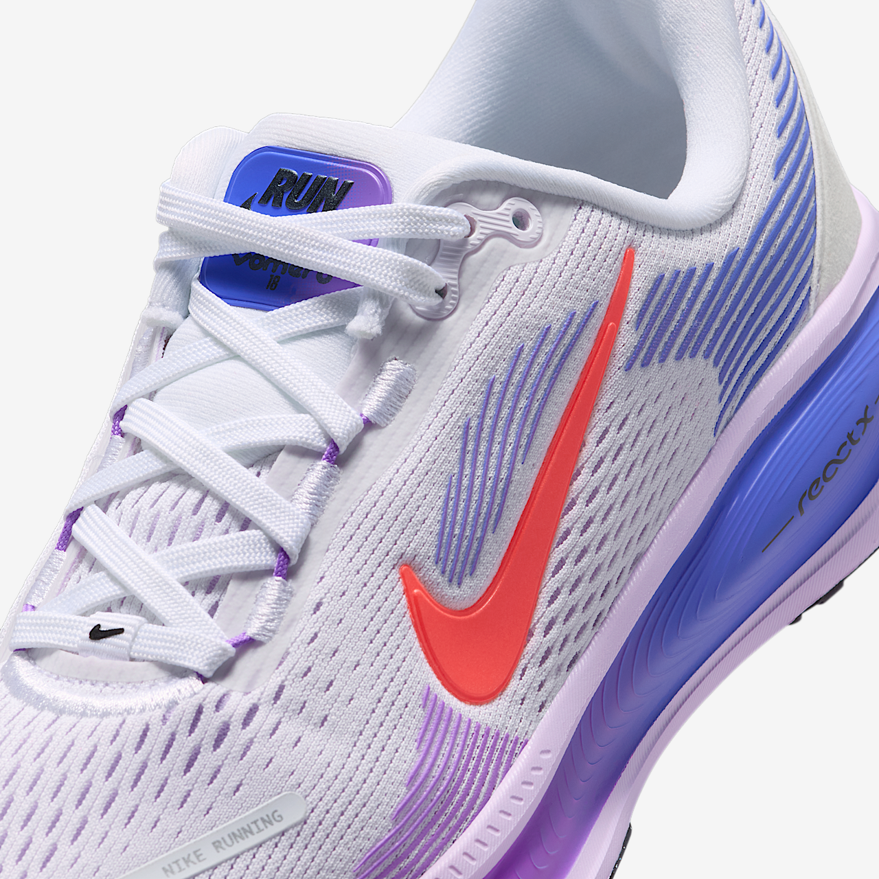 Nike Vomero sneaker Wit/Violet Mist/Sapphire/Hot Lava
