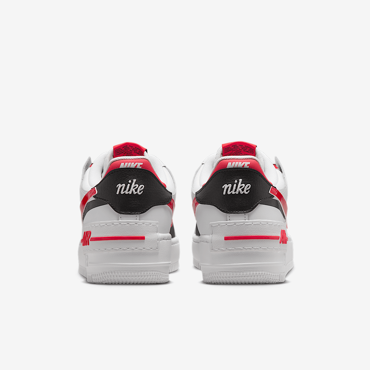Nike Air Force 1 sneaker Wit/Zwart/Wit/Light Crimson