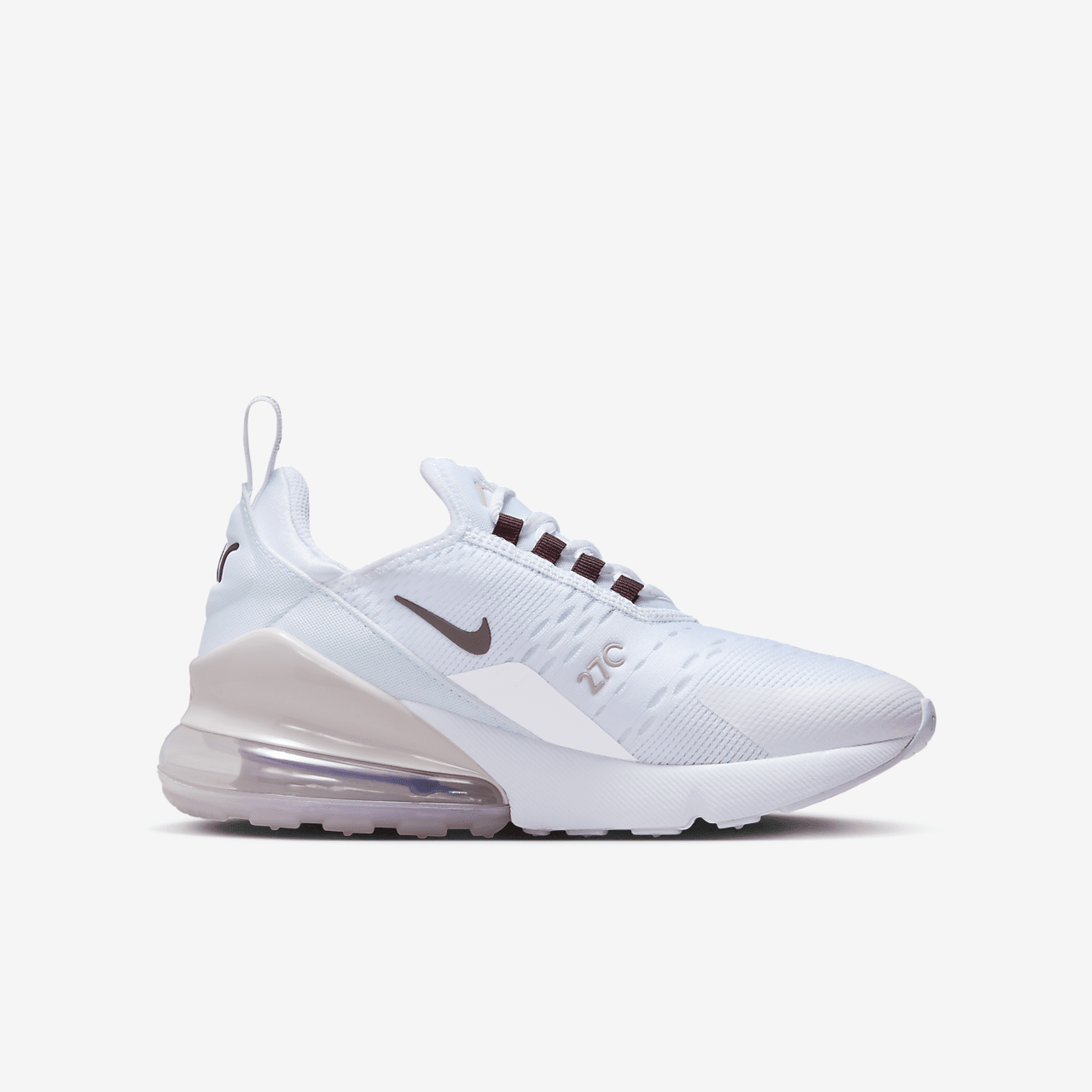 Nike Air max 270 sneaker Wit/Platinum Violet/Burgundy Crush