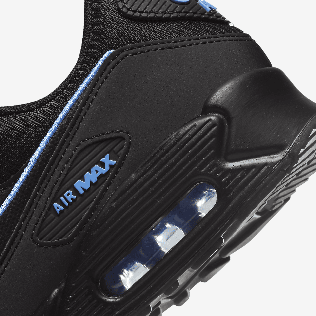 Nike Air max 90 sneaker Zwart/University Blue